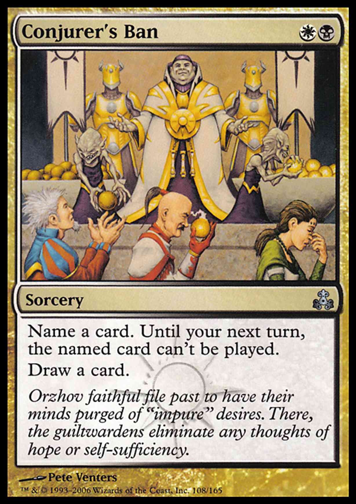 Conjurer's Ban magic card front