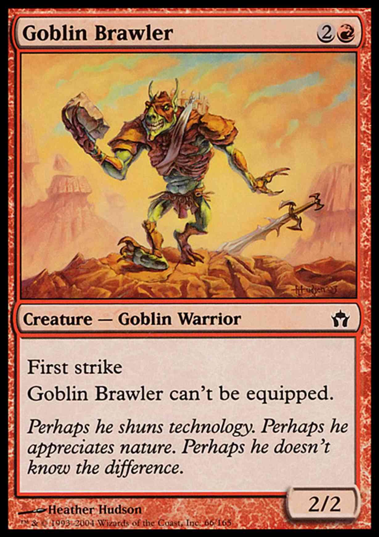 Goblin Brawler magic card front