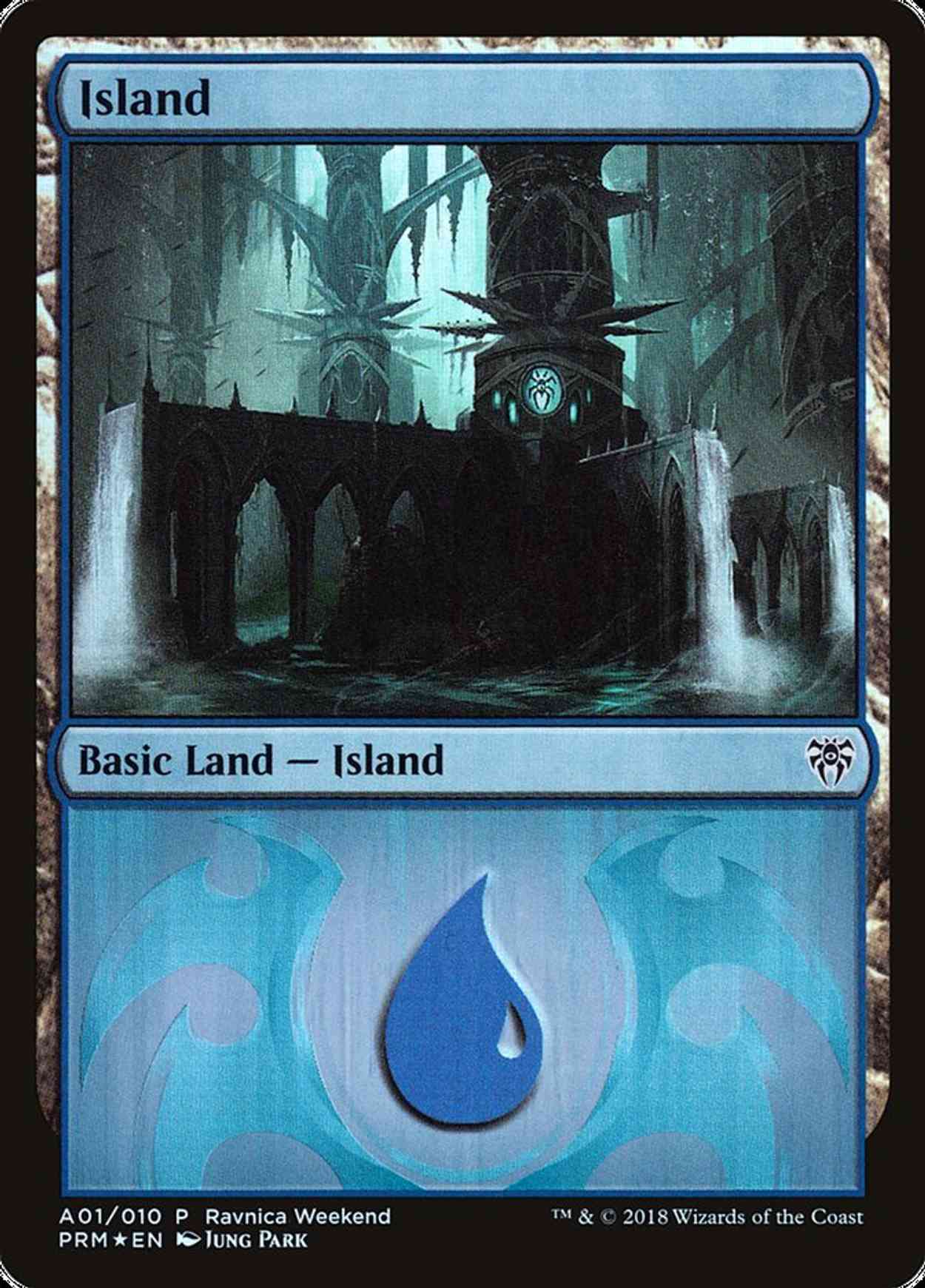 Island - Dimir (A01) magic card front