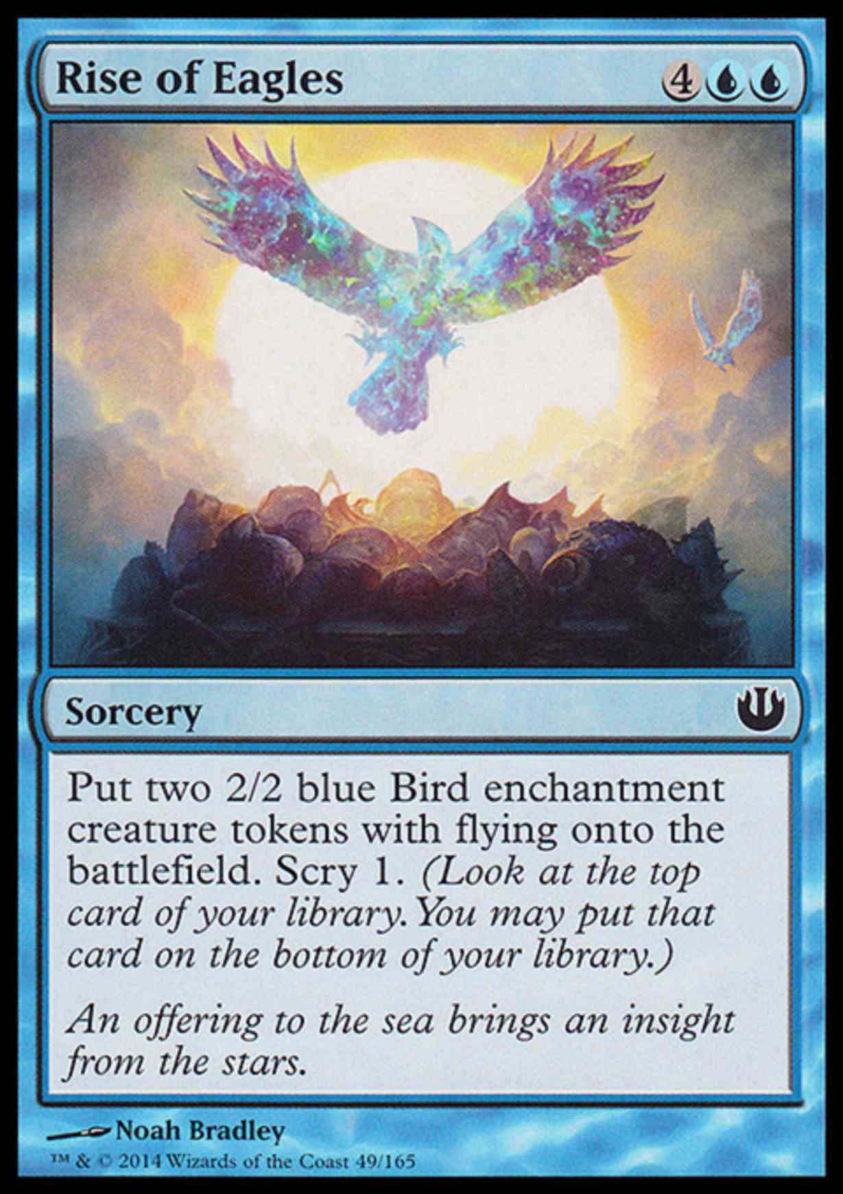 Rise of Eagles magic card front
