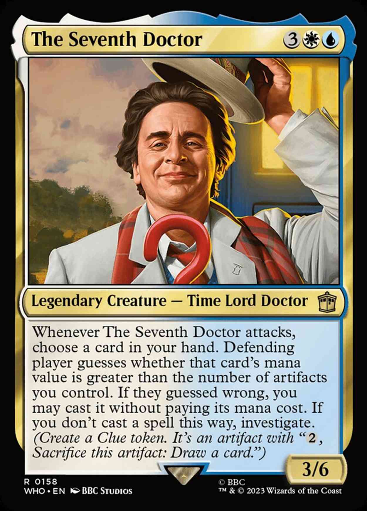 The Seventh Doctor magic card front