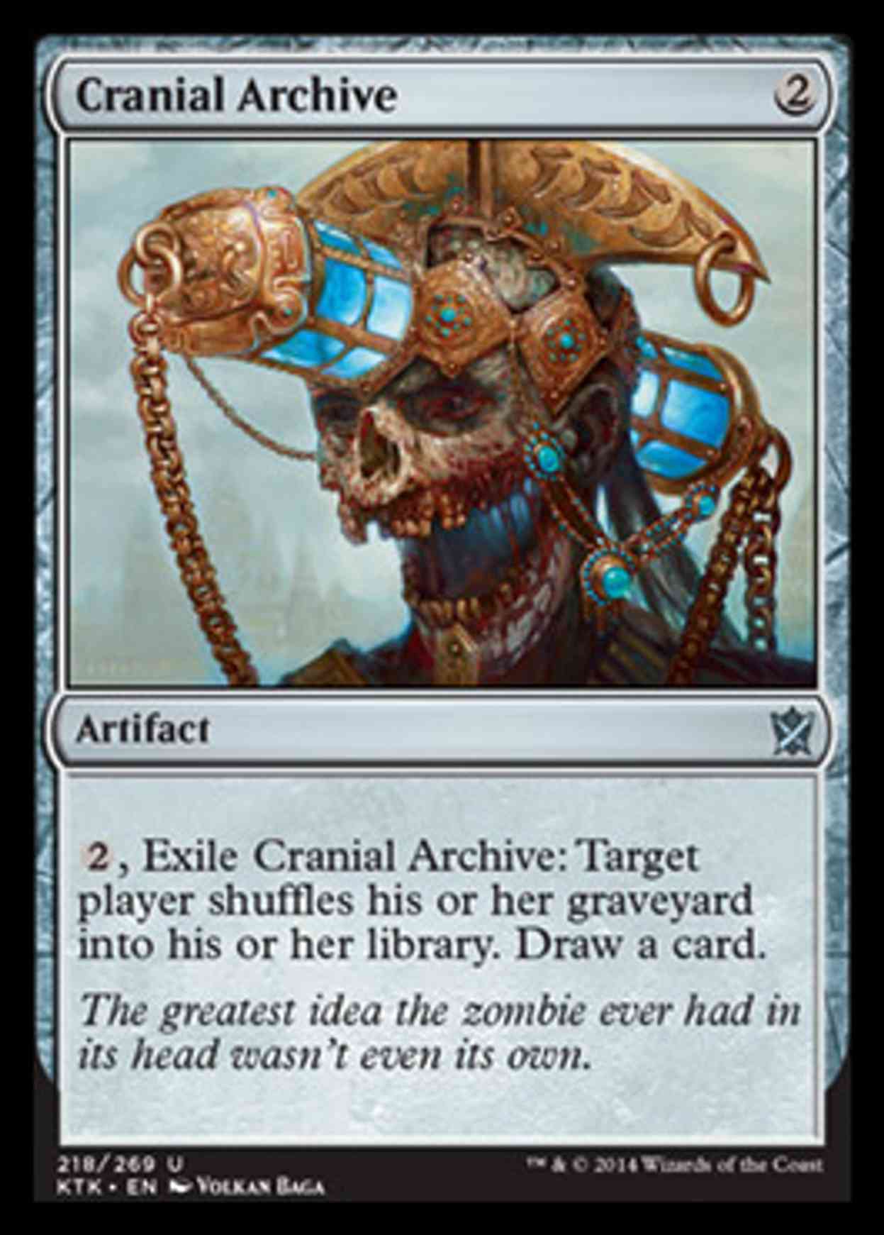 Cranial Archive magic card front