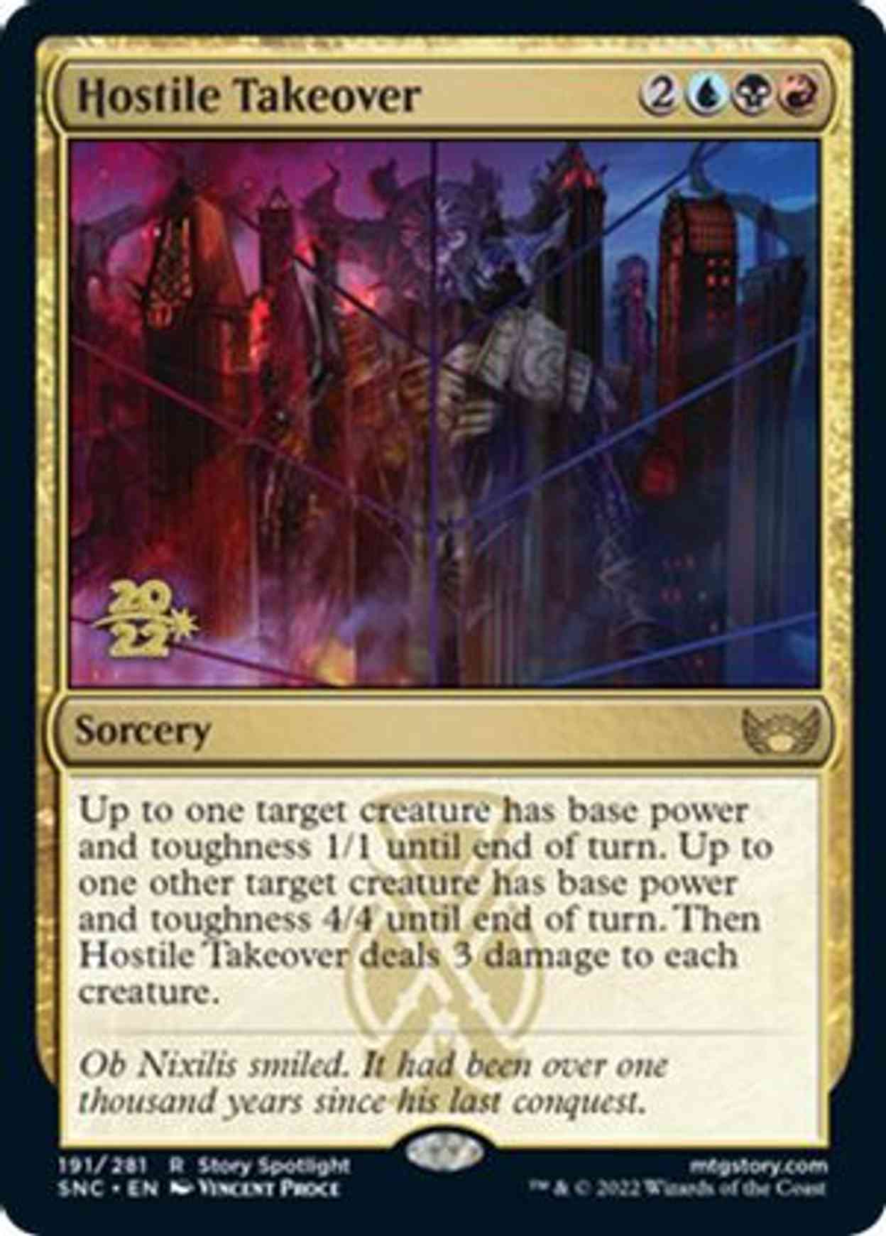 Hostile Takeover magic card front