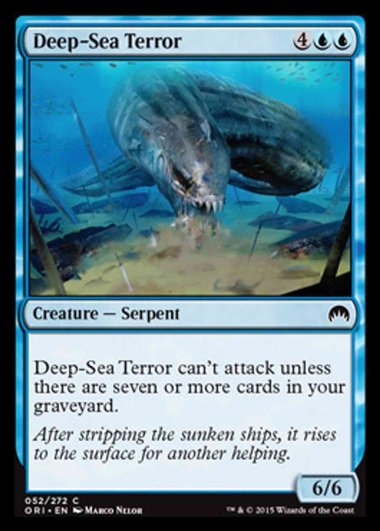 Deep-Sea Terror magic card front