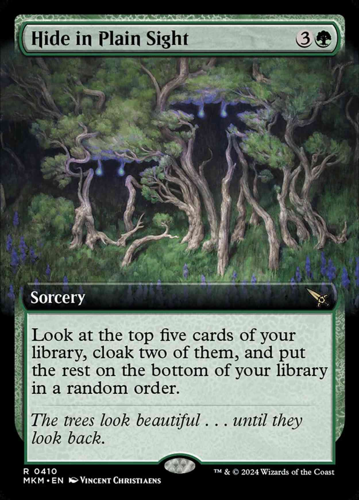 Hide in Plain Sight (Extended Art) magic card front