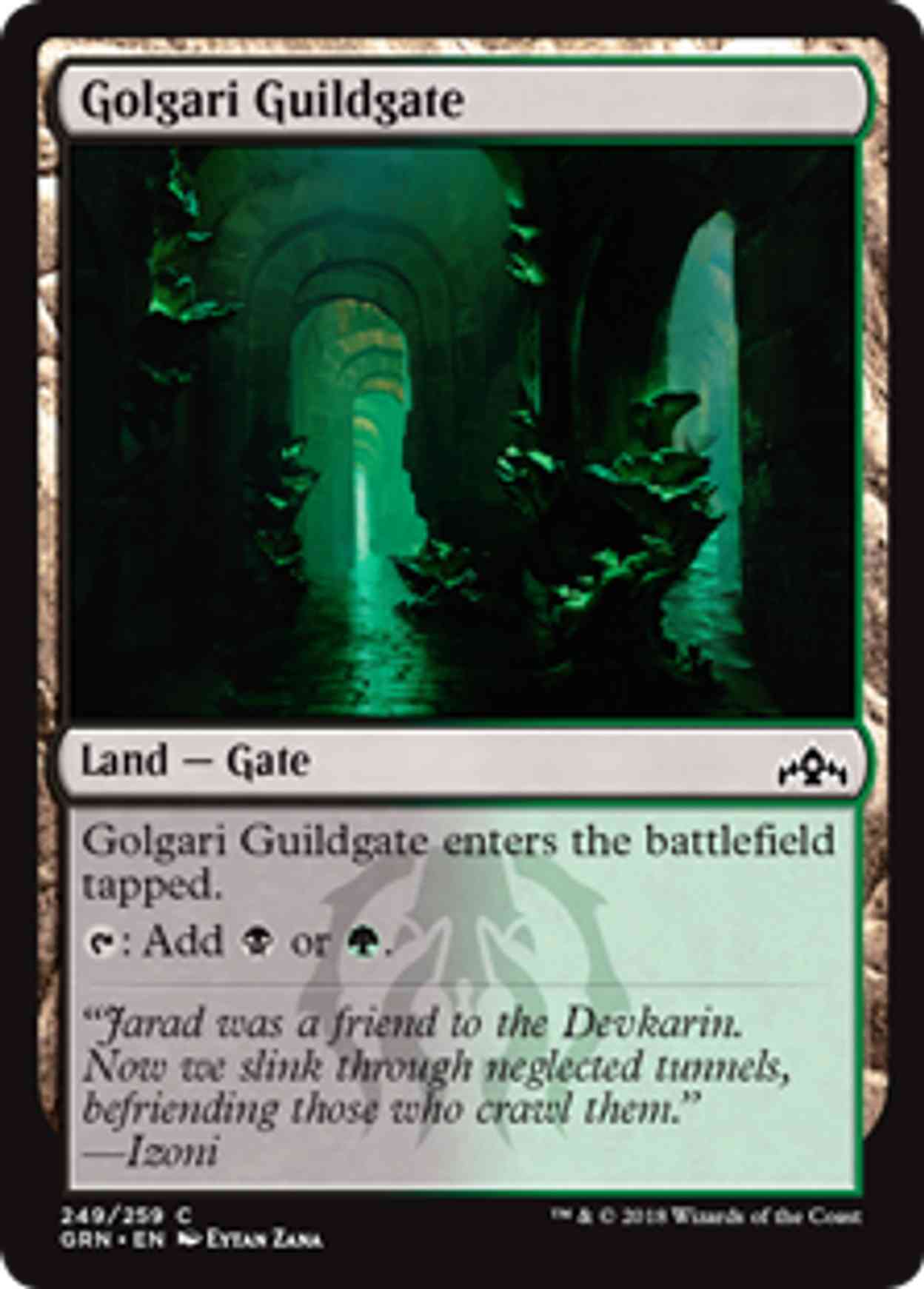 Golgari Guildgate (249) Price from mtg Guilds of Ravnica
