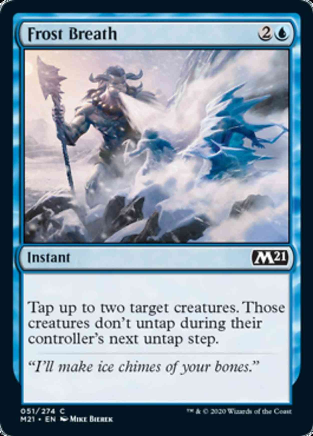 Frost Breath magic card front