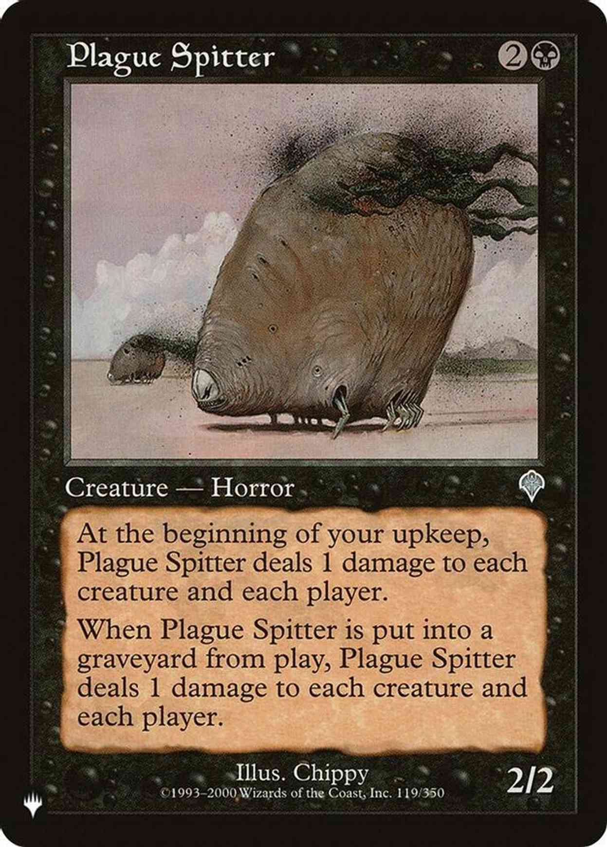 Plague Spitter magic card front