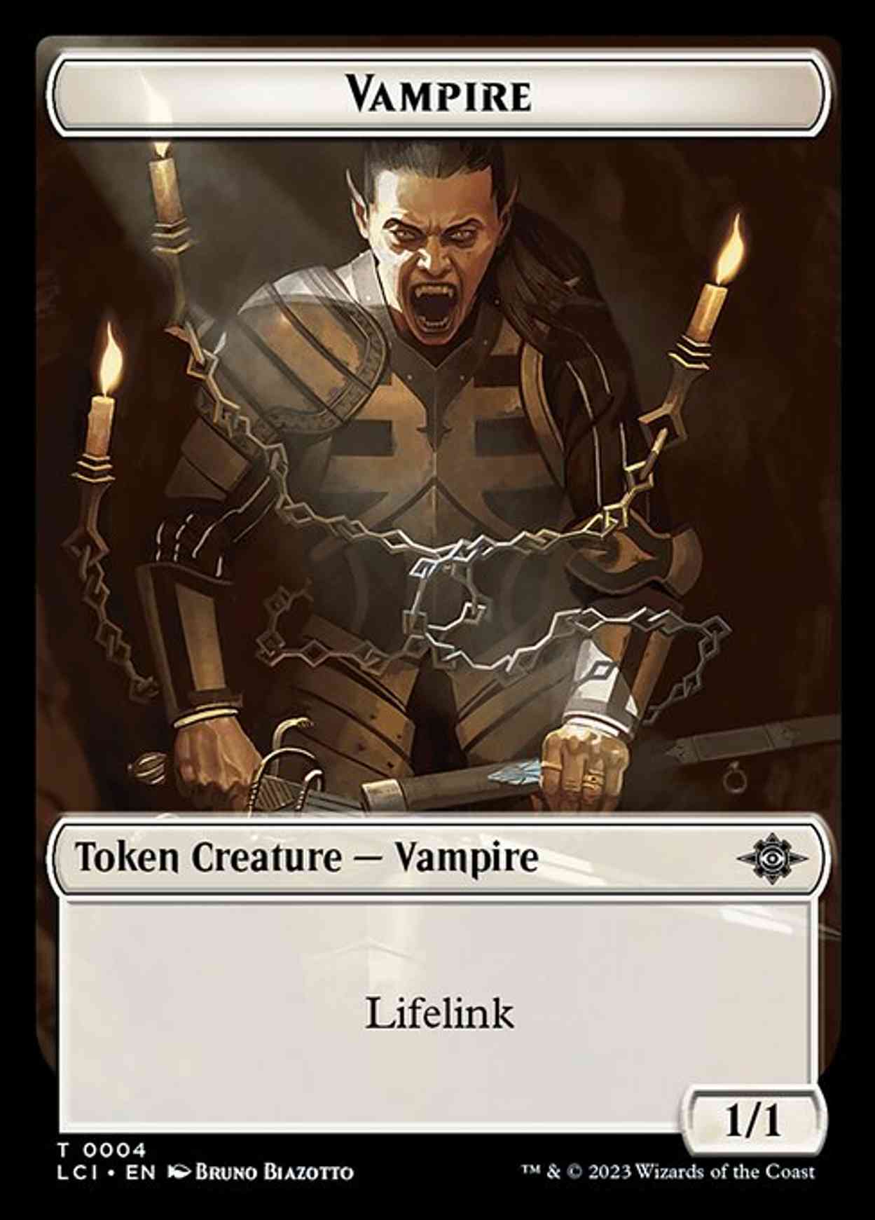 Vampire // Bat Double-Sided Token magic card front
