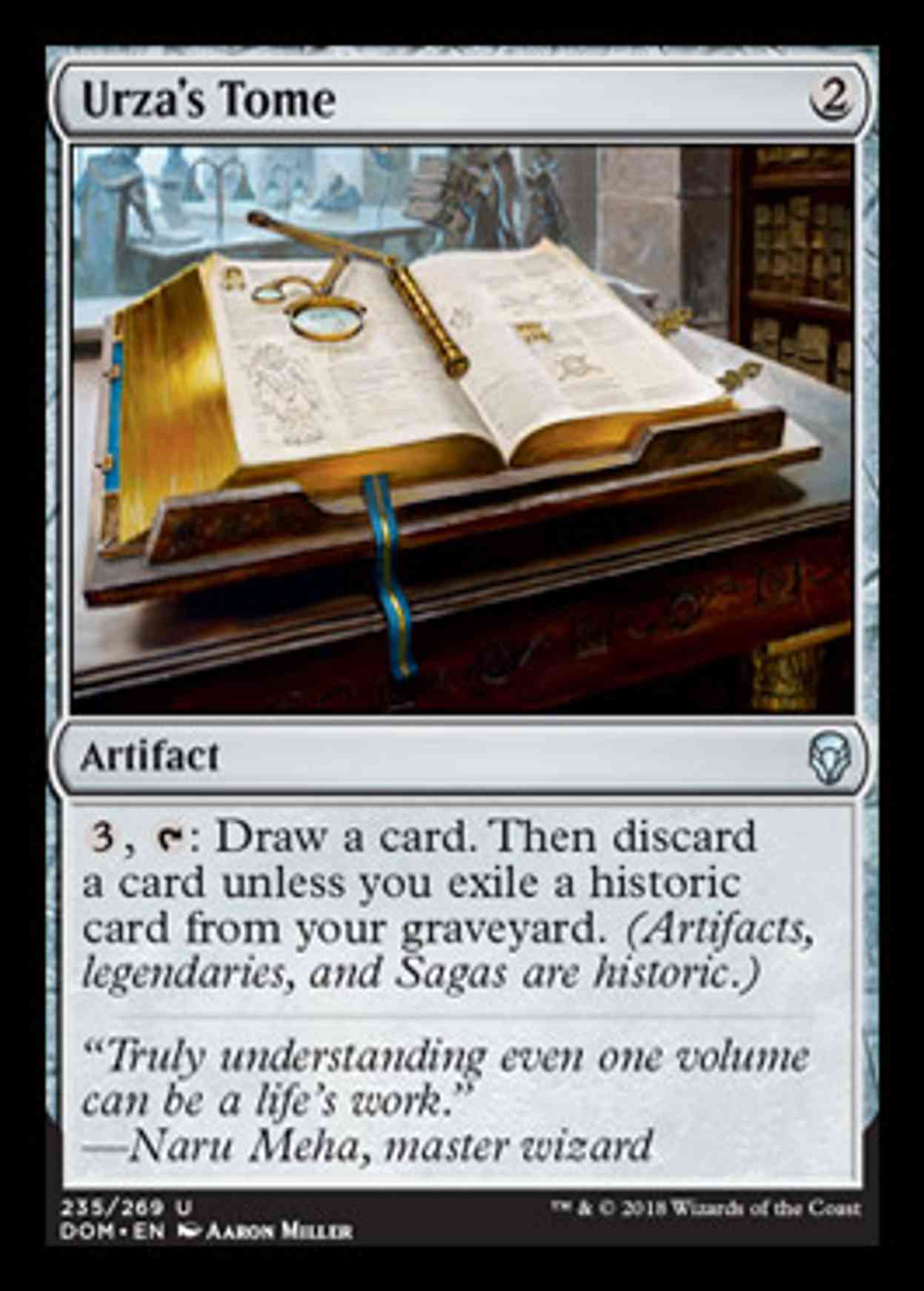 Urza's Tome magic card front
