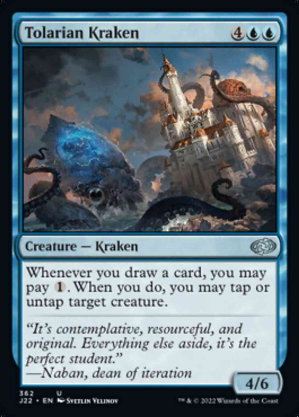 Tolarian Kraken magic card front