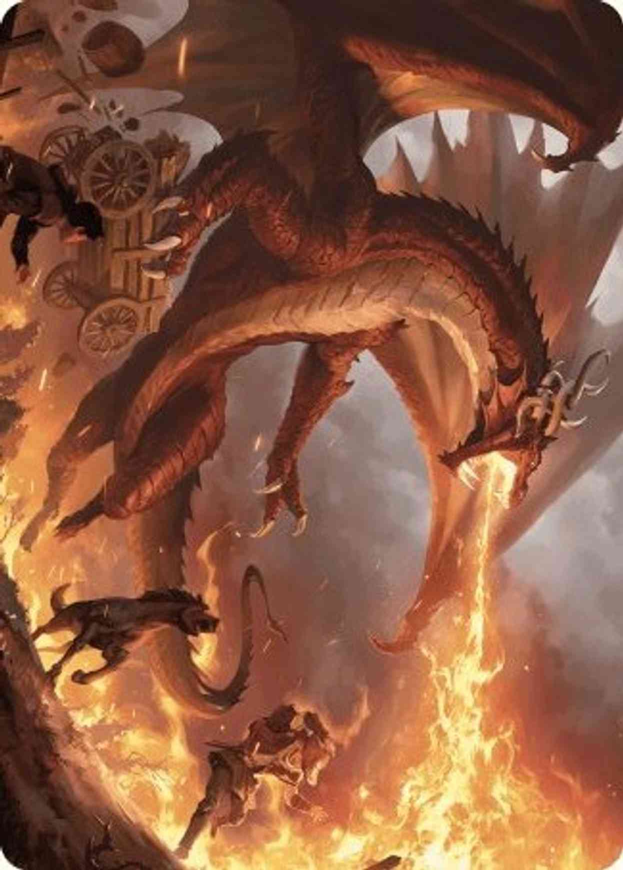 Realm-Scorcher Hellkite Art Card magic card front