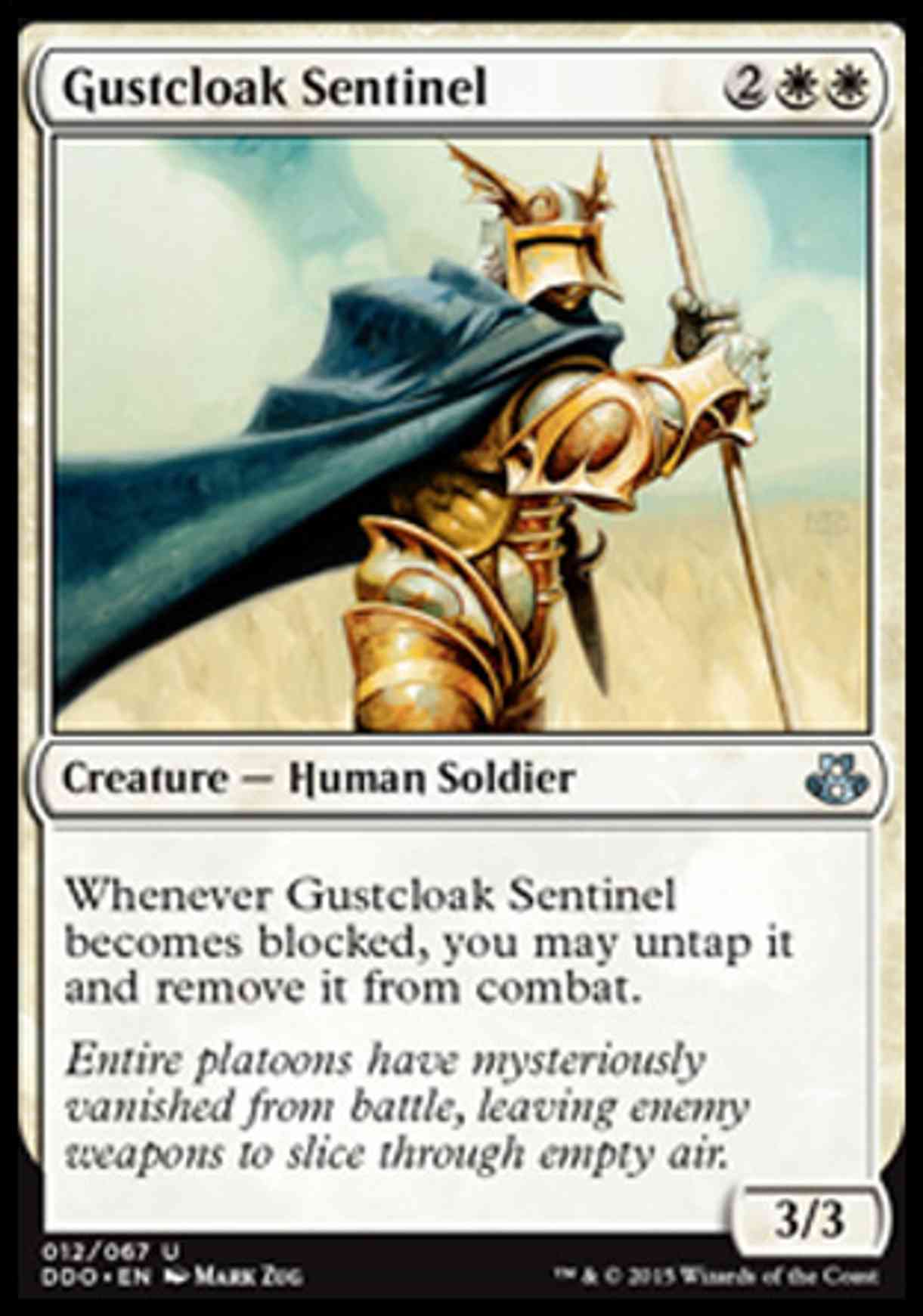 Gustcloak Sentinel magic card front
