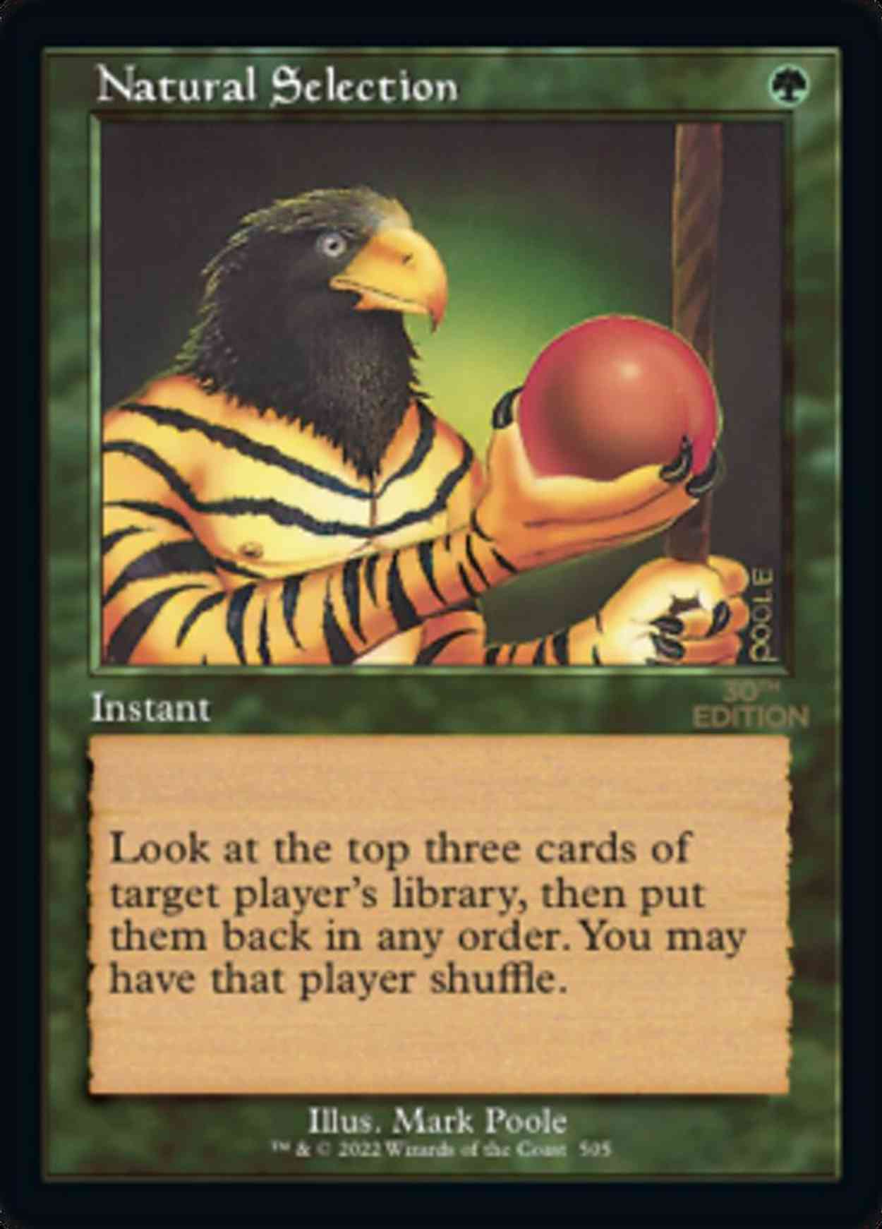 Natural Selection (Retro Frame) magic card front