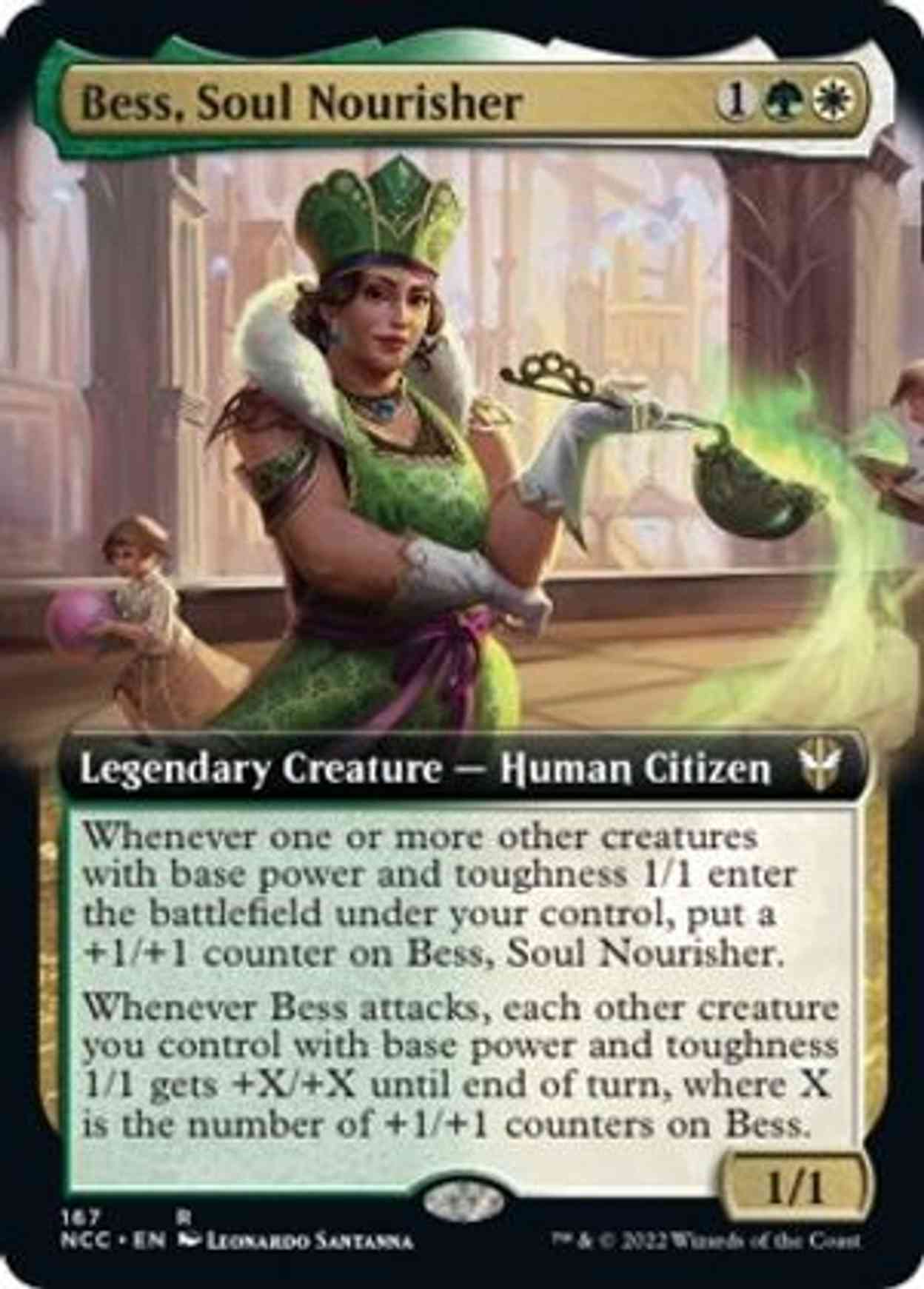 Bess, Soul Nourisher (Extended Art) magic card front