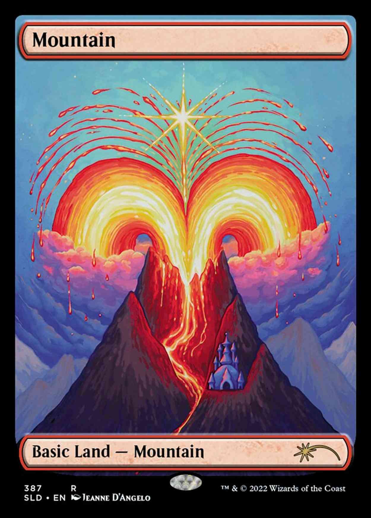 Mountain (387) magic card front