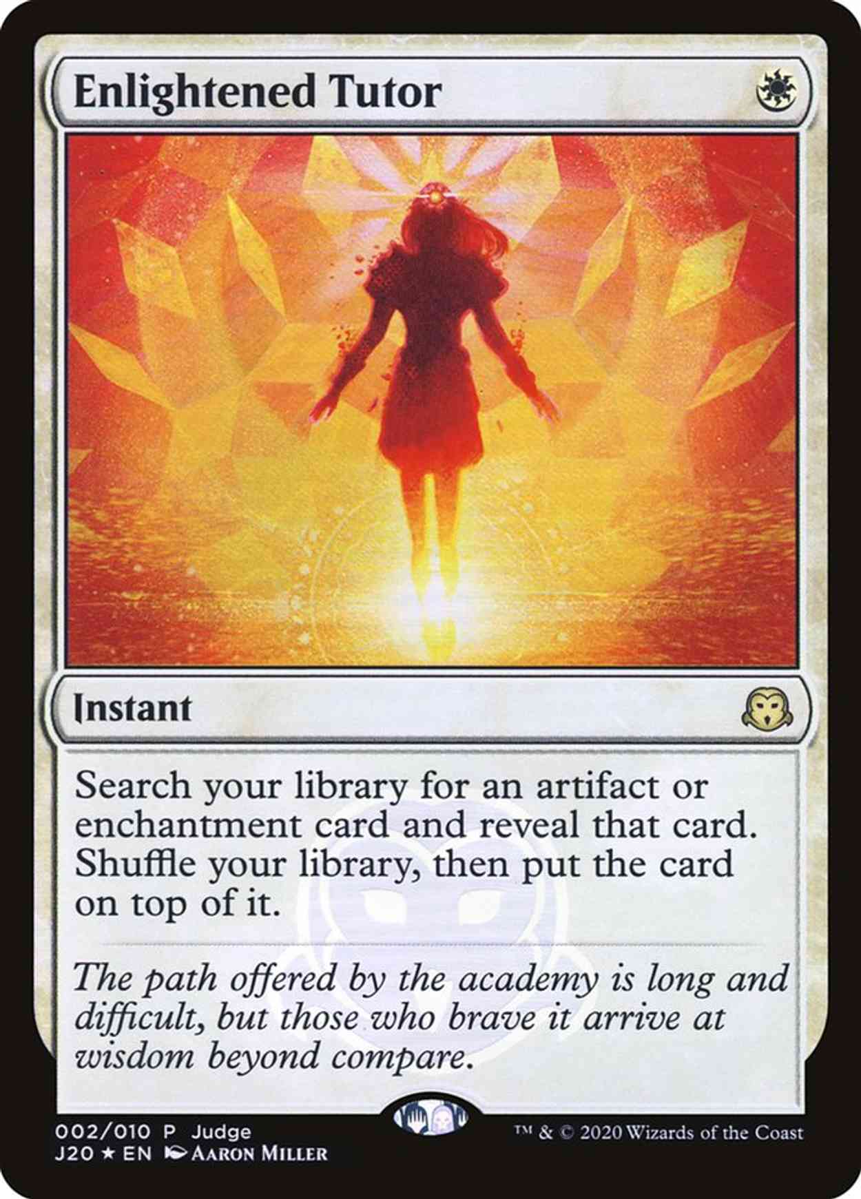 Enlightened Tutor magic card front