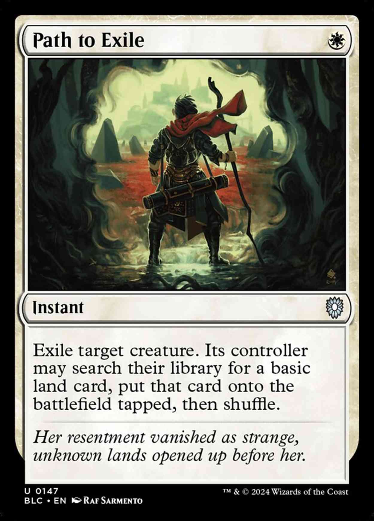 Path to Exile magic card front