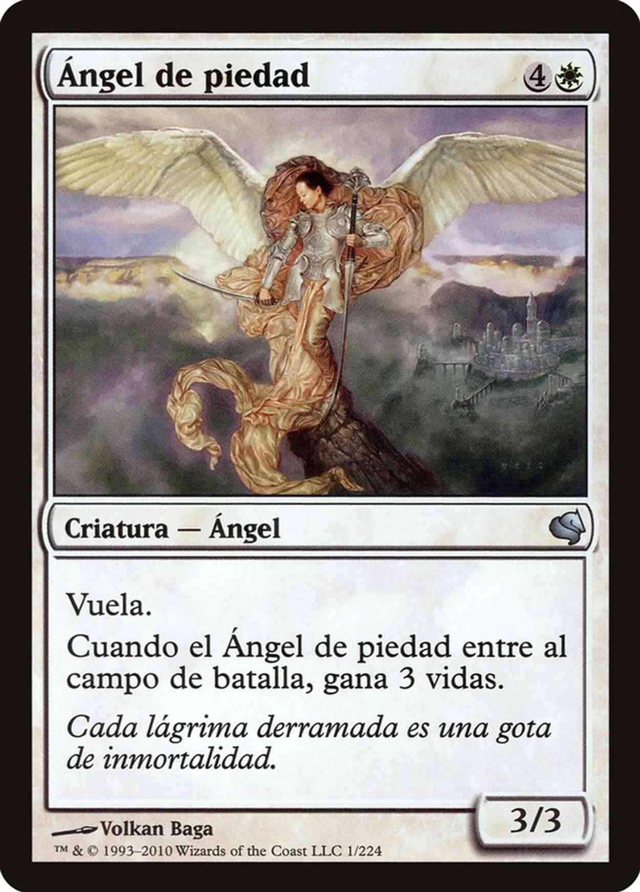 Angel of Mercy (Retro Frame) magic card front