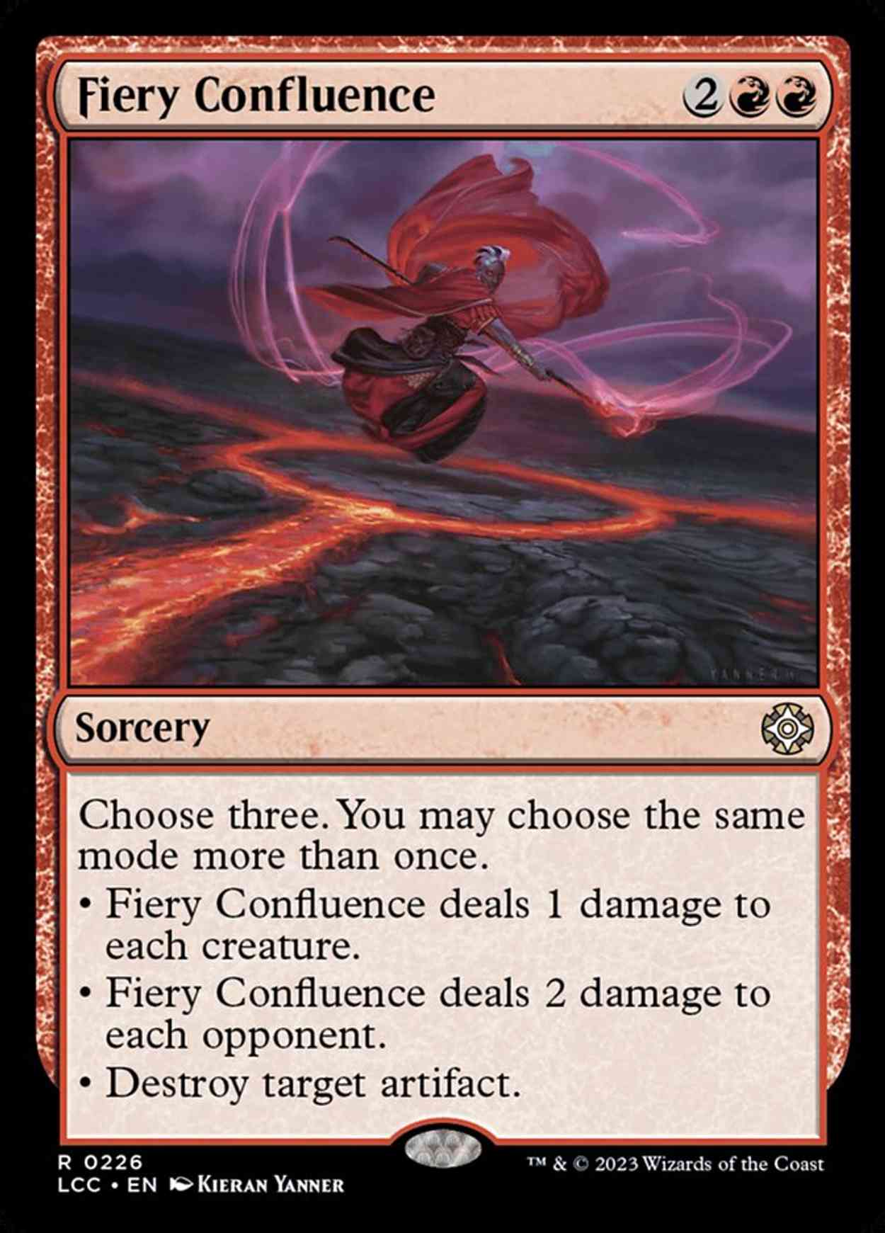 Fiery Confluence magic card front