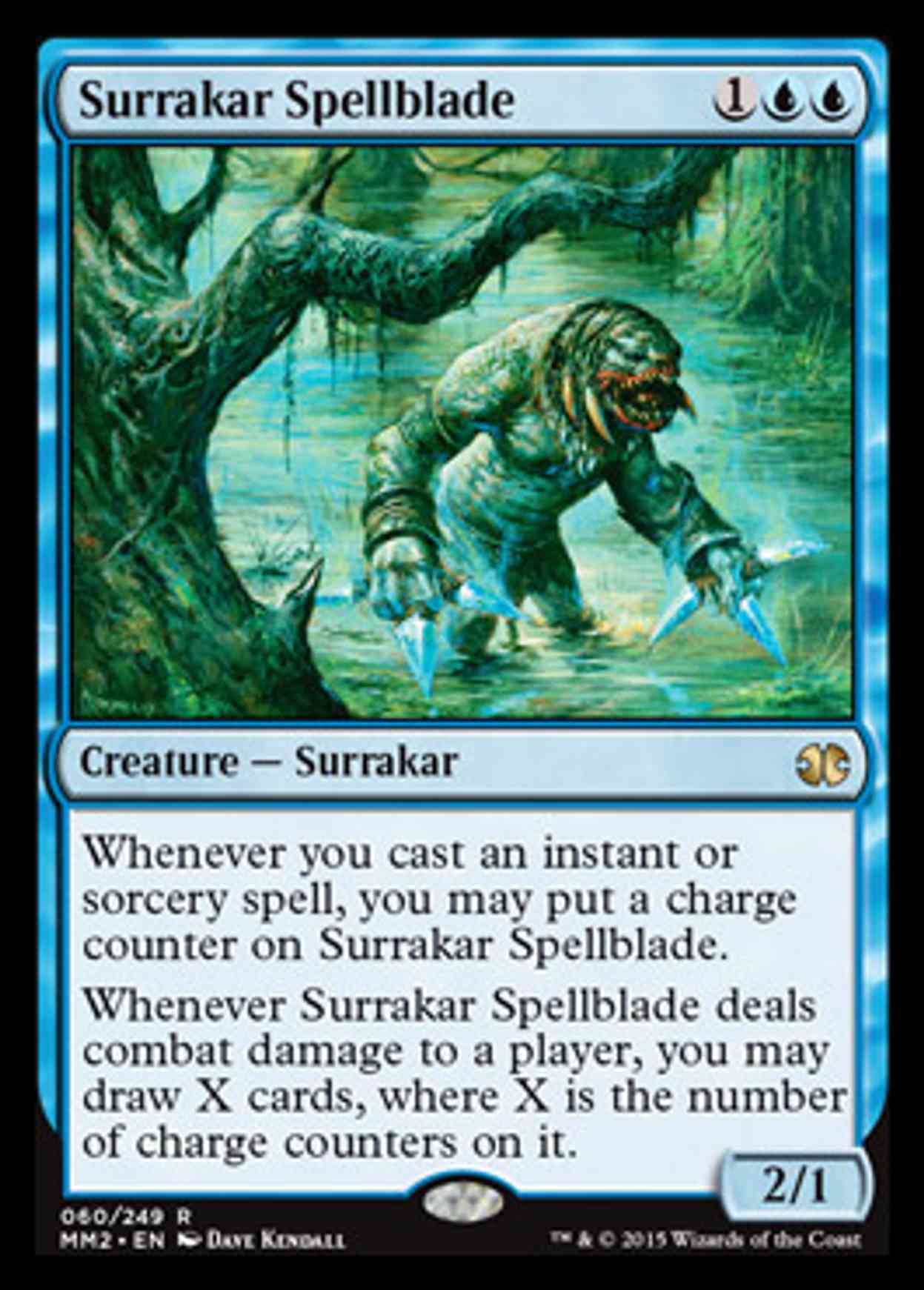 Surrakar Spellblade magic card front