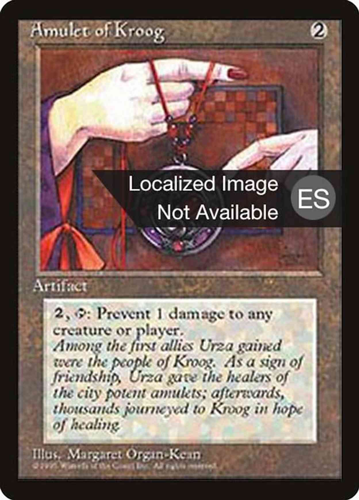 Amulet of Kroog magic card front