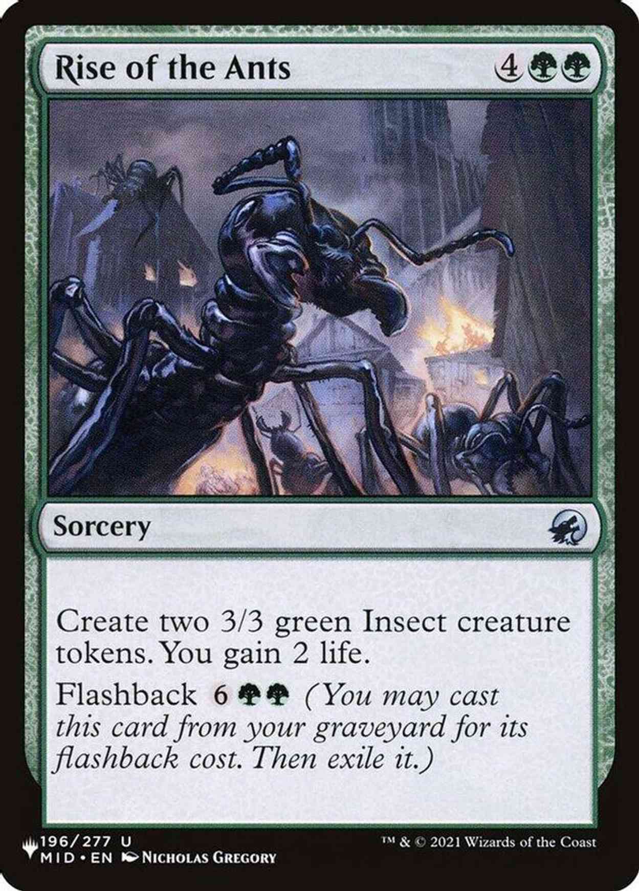 Rise of the Ants magic card front