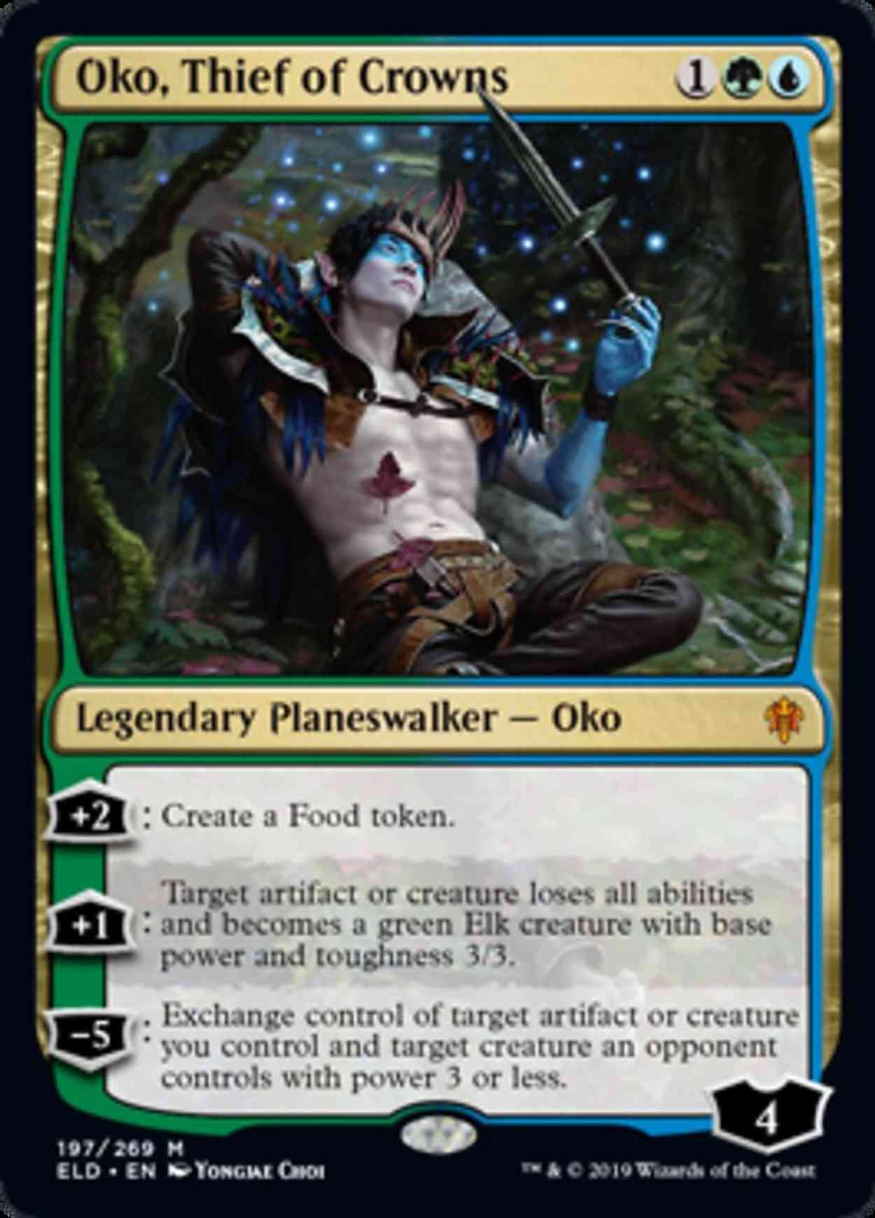 Oko, Thief of Crowns magic card front