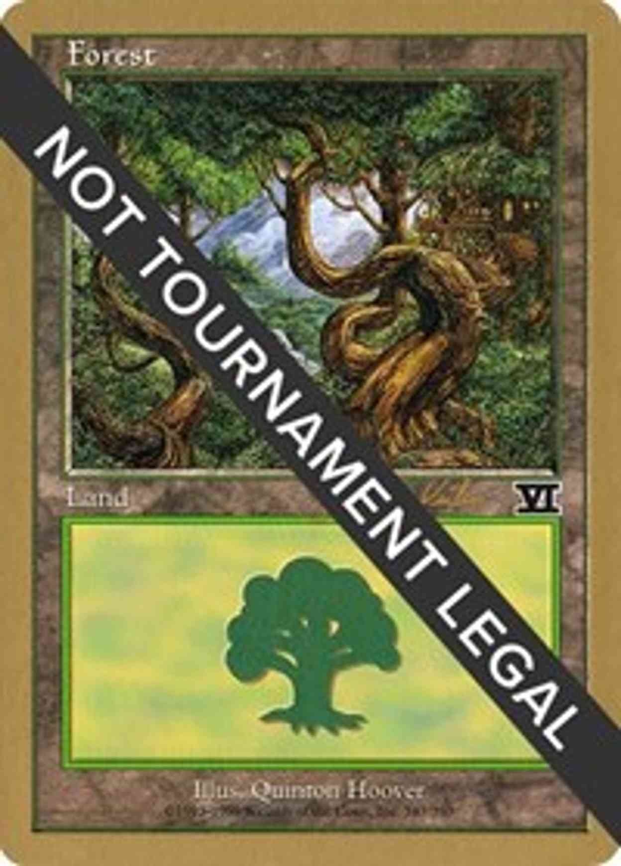 Forest (347) - 2000 Janosch Kuhn (6ED) magic card front