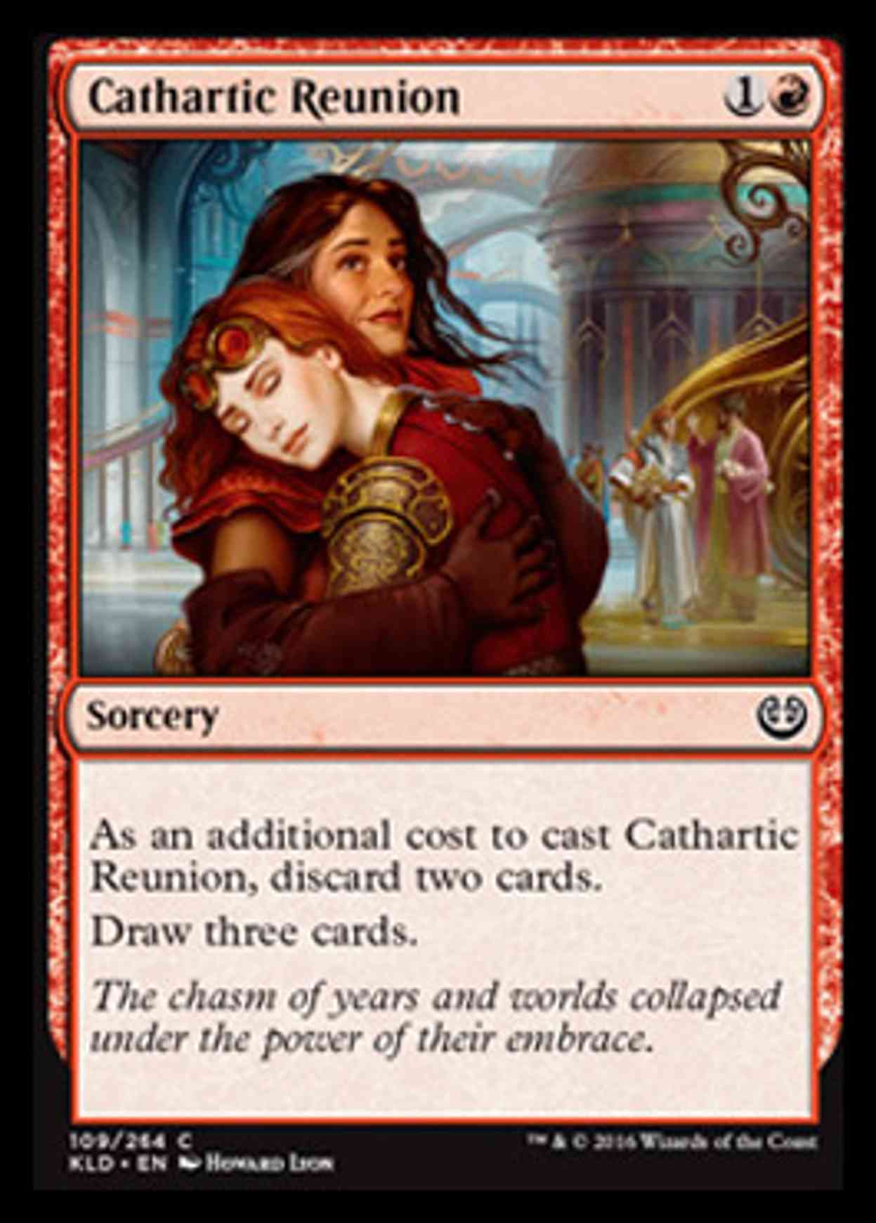 Cathartic Reunion magic card front