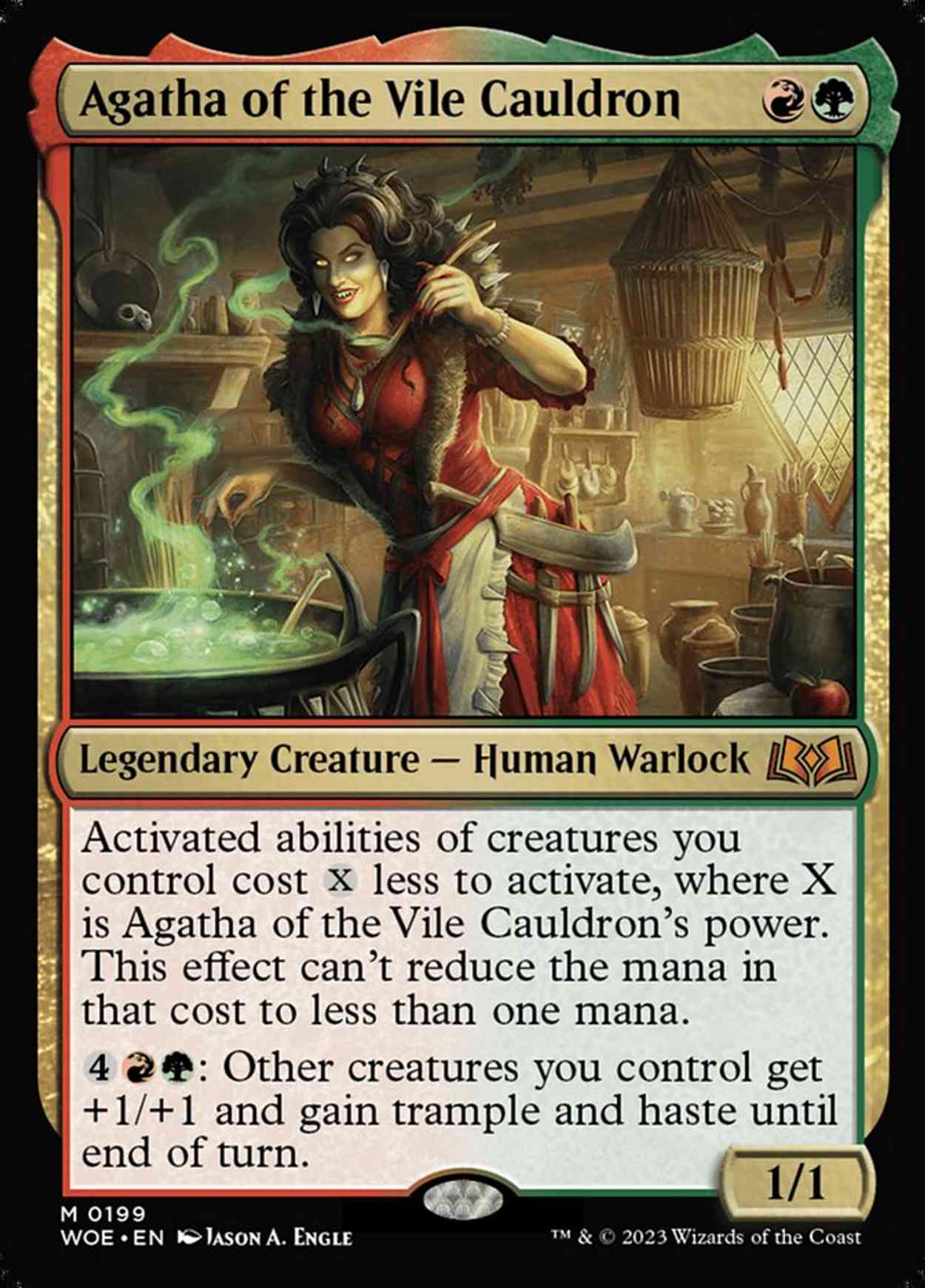 Agatha of the Vile Cauldron magic card front