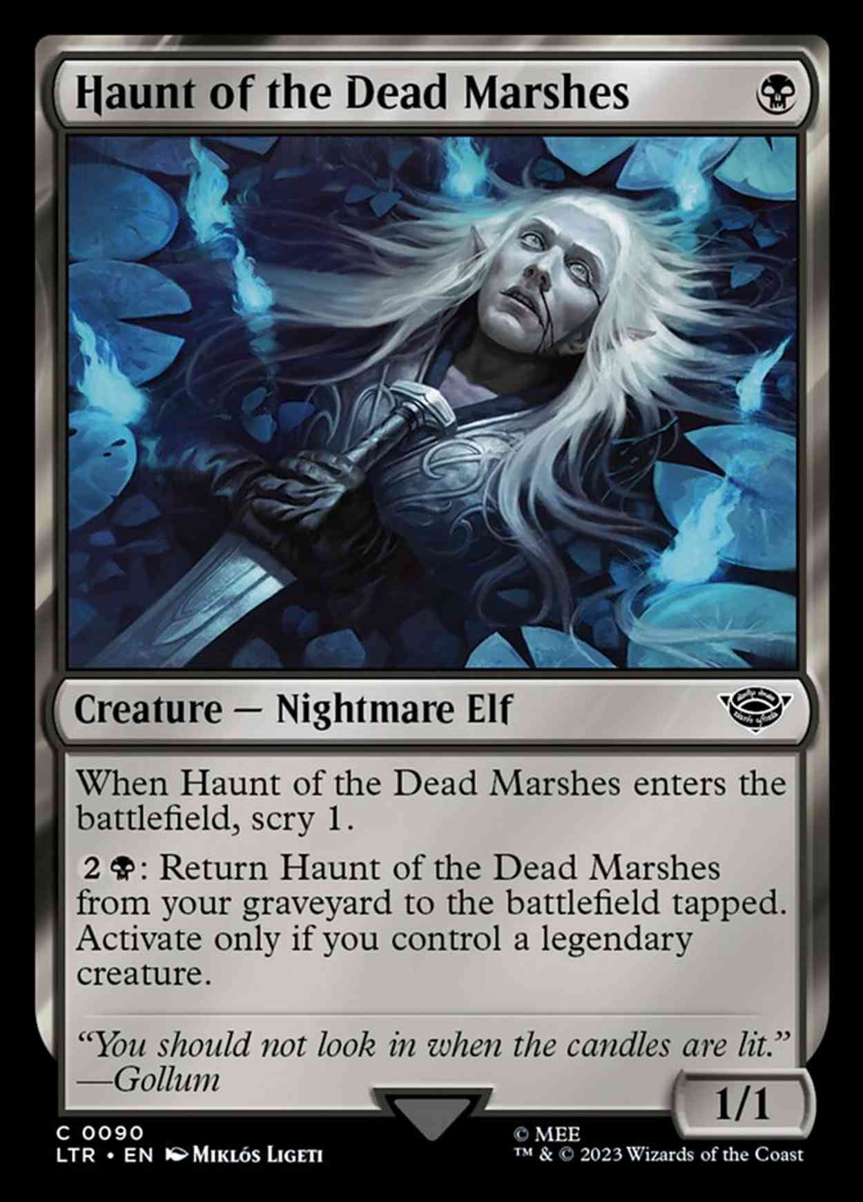 Haunt of the Dead Marshes magic card front