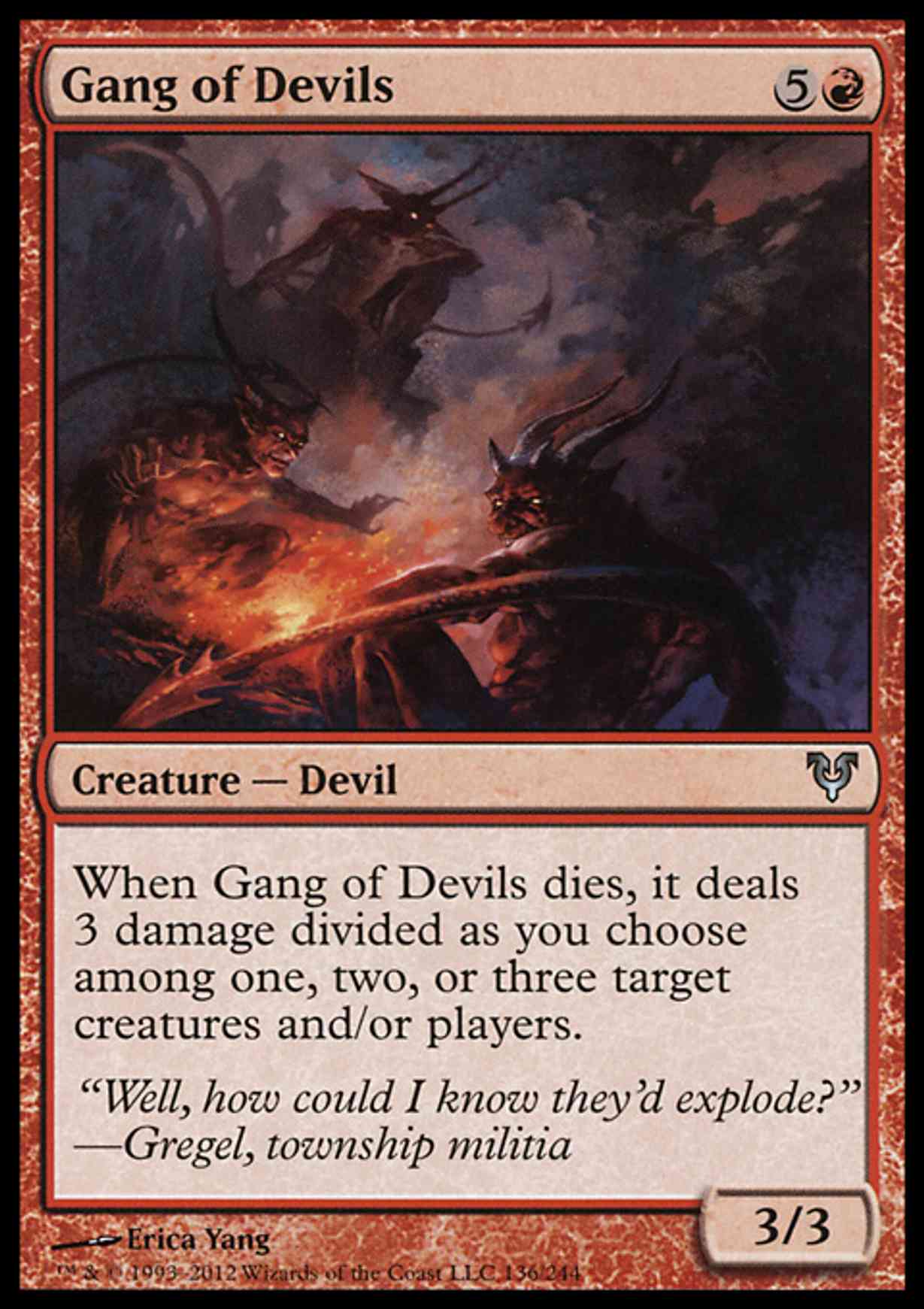 Gang of Devils magic card front
