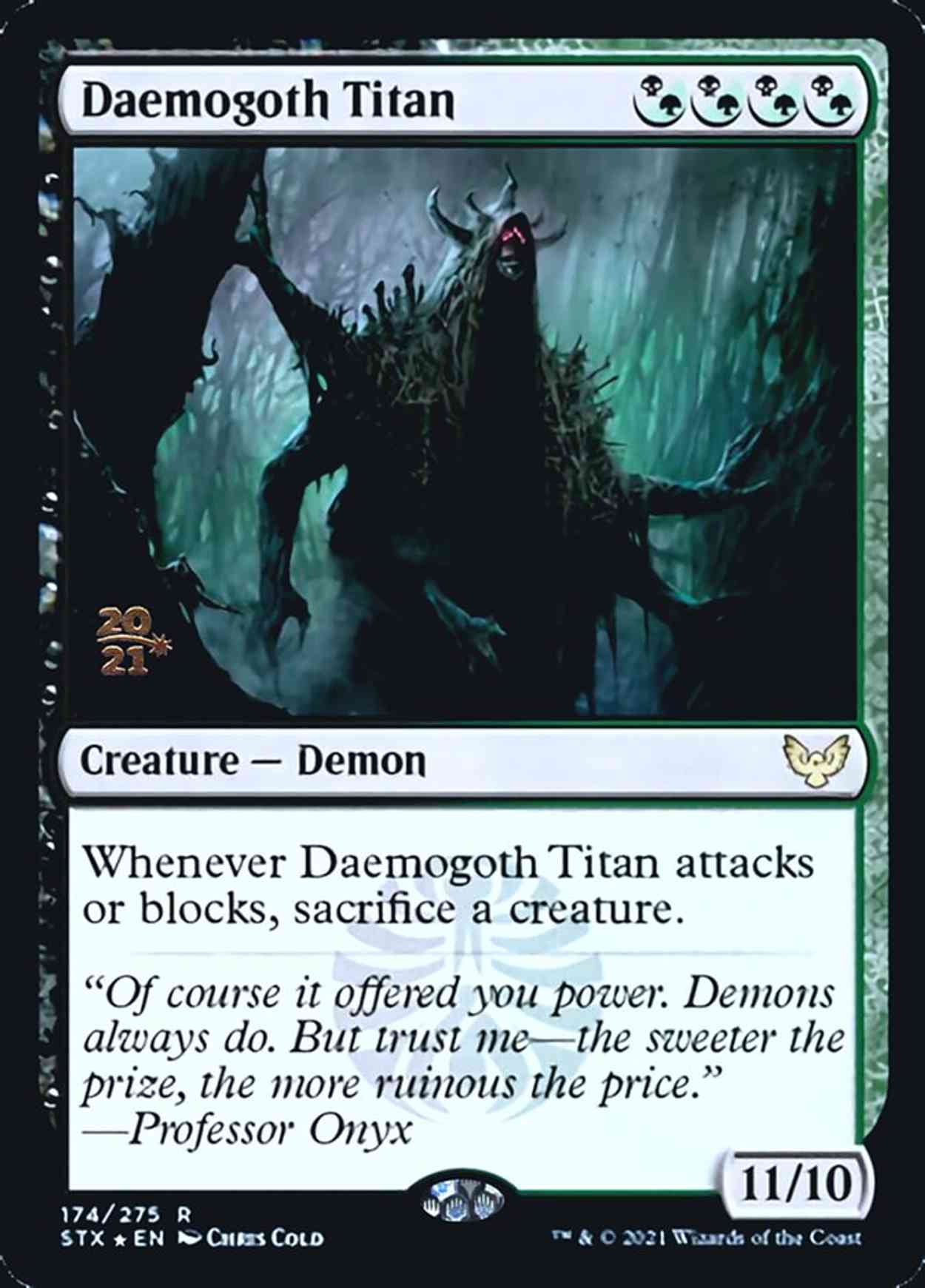 Daemogoth Titan magic card front