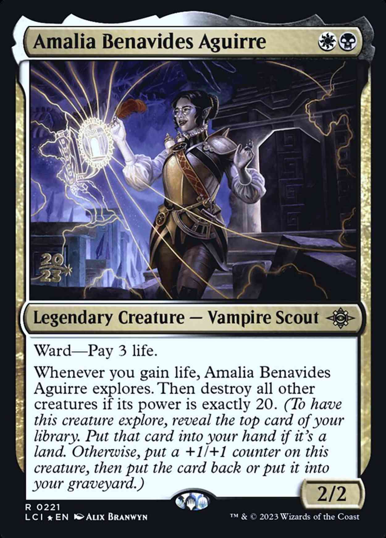 Amalia Benavides Aguirre magic card front