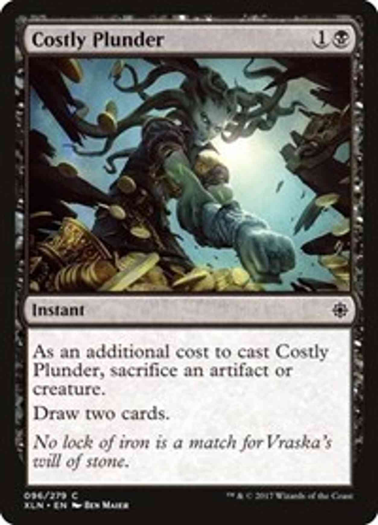 Costly Plunder magic card front