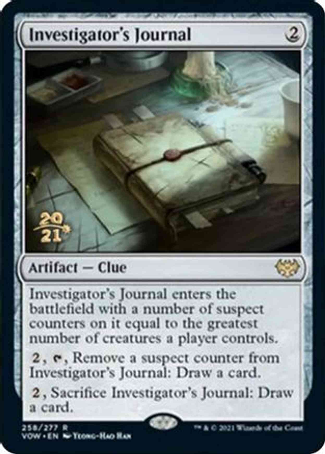 Investigator's Journal magic card front