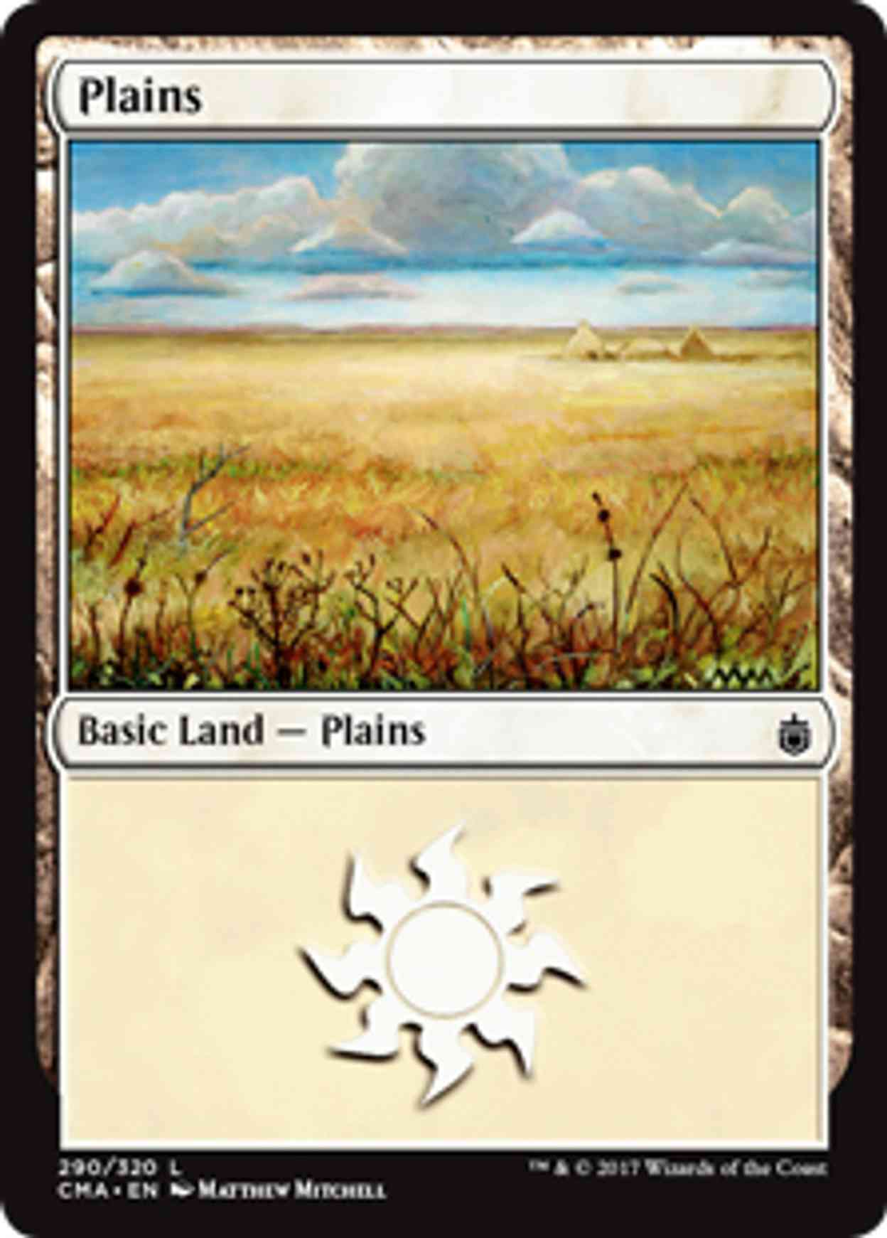 Plains (290) magic card front