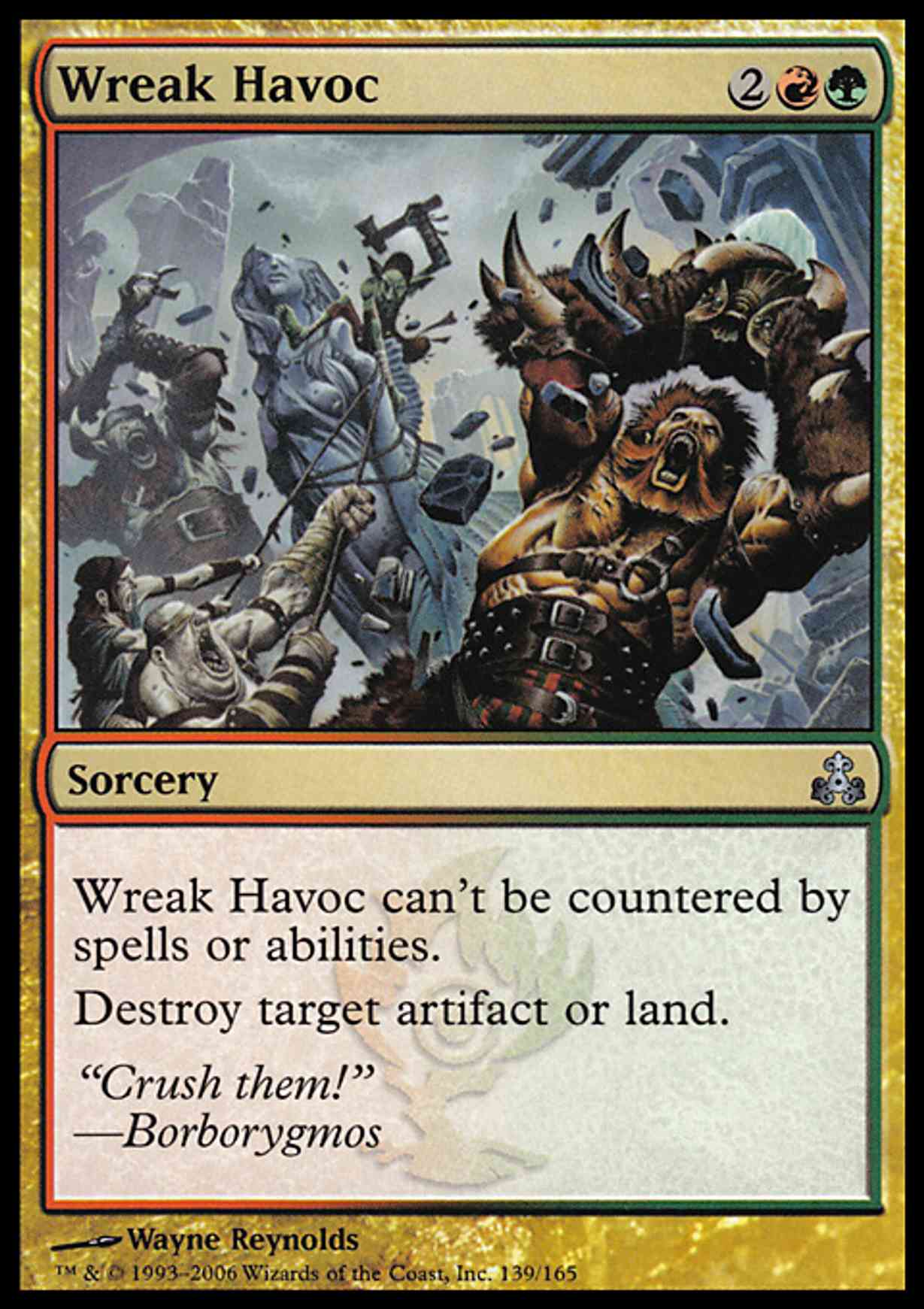 Wreak Havoc magic card front