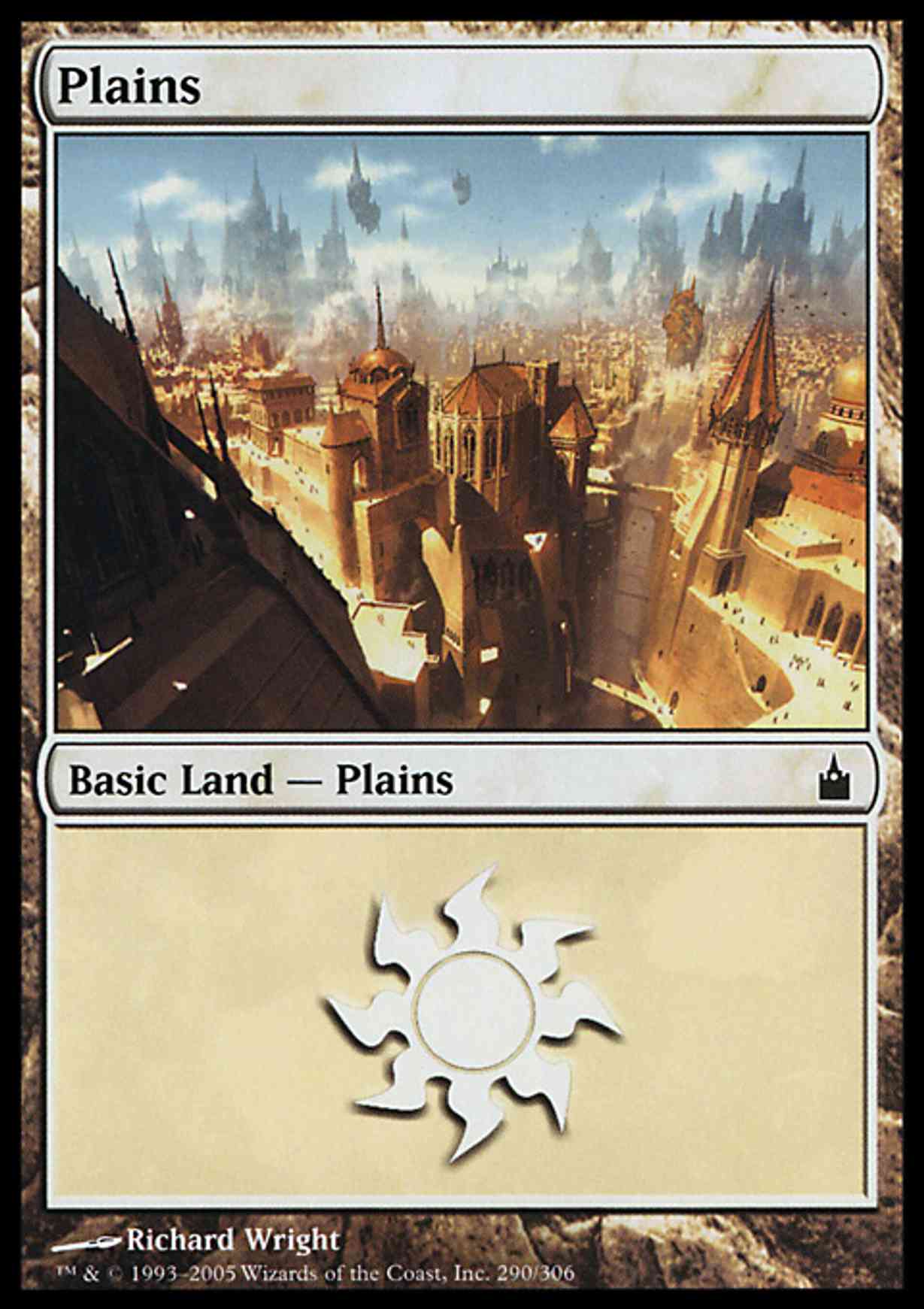 Plains (290) magic card front