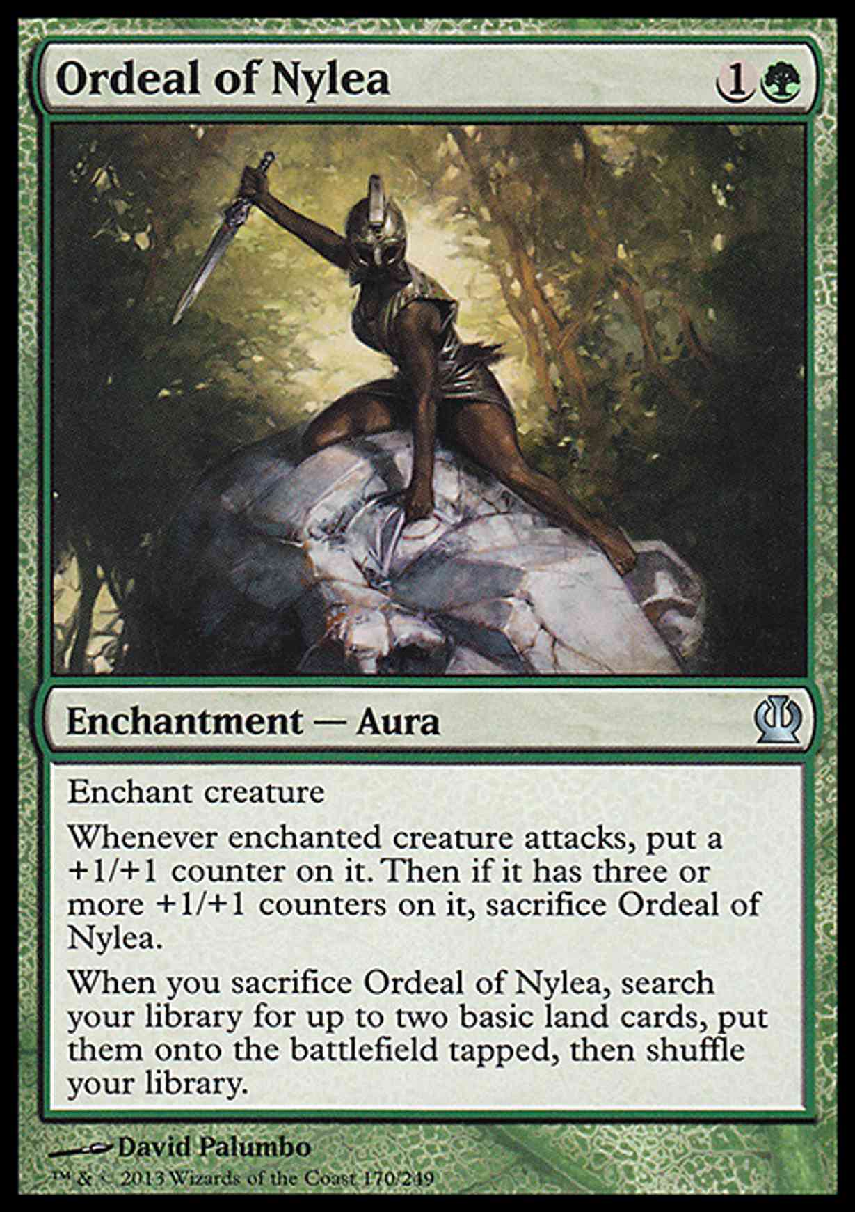 Ordeal of Nylea magic card front