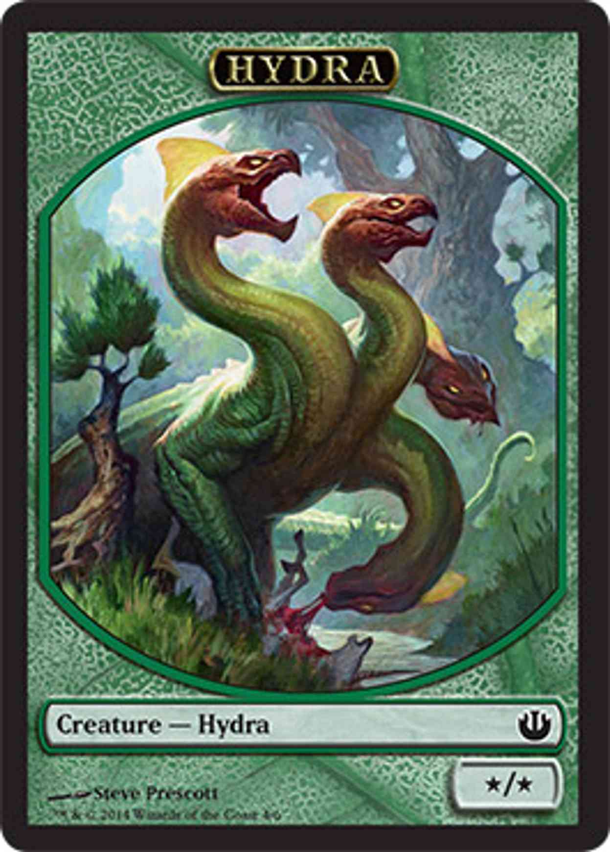 Hydra Token magic card front