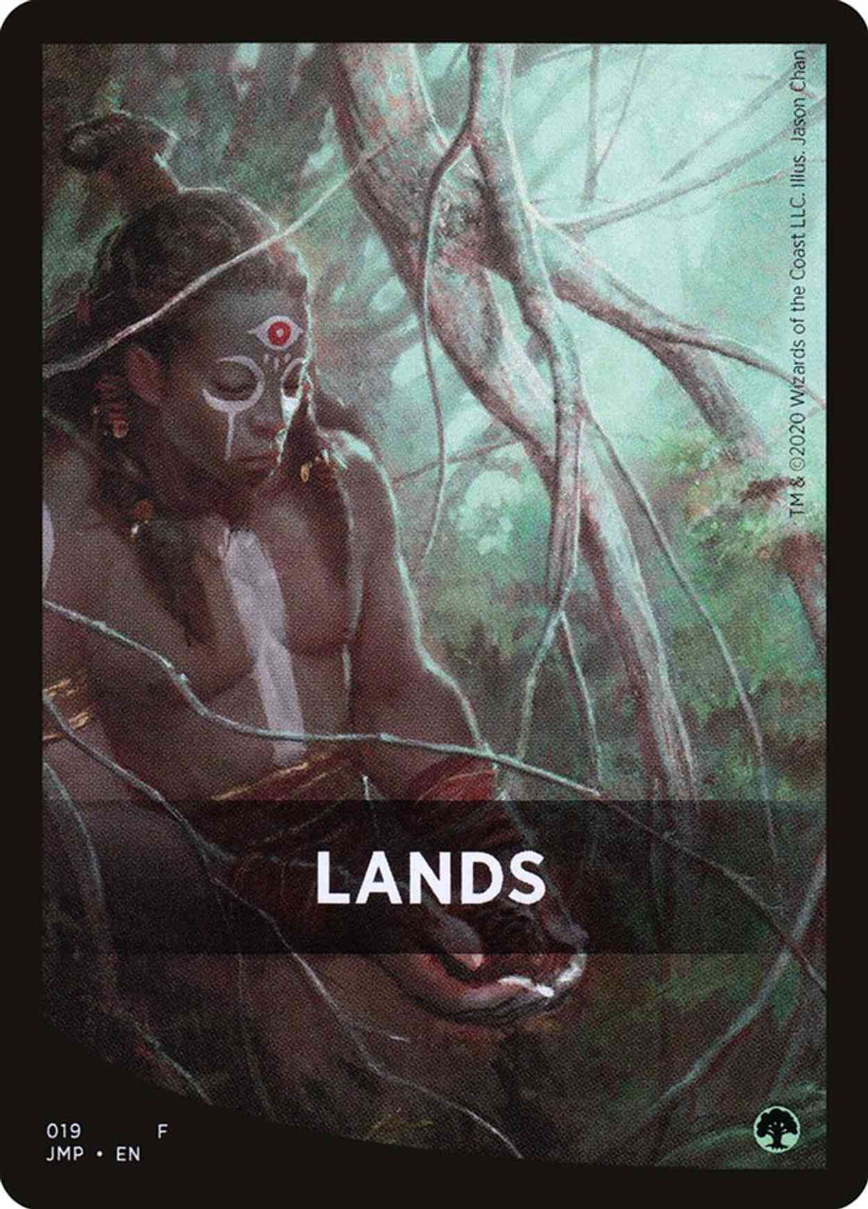 Lands Theme Card magic card front