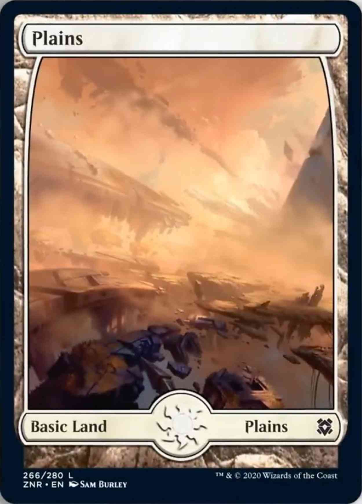 Plains (266) - Full Art magic card front