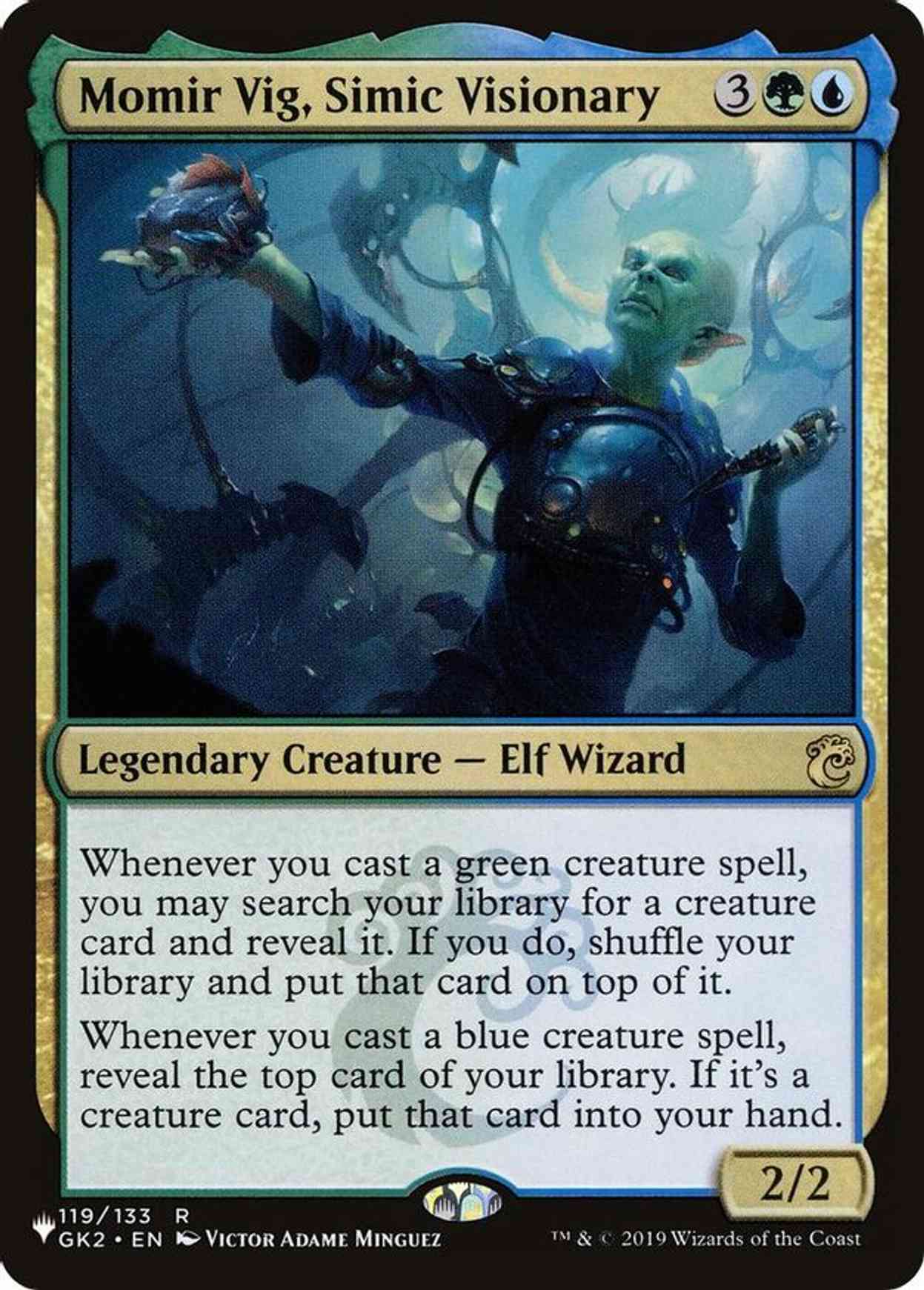 Momir Vig, Simic Visionary magic card front