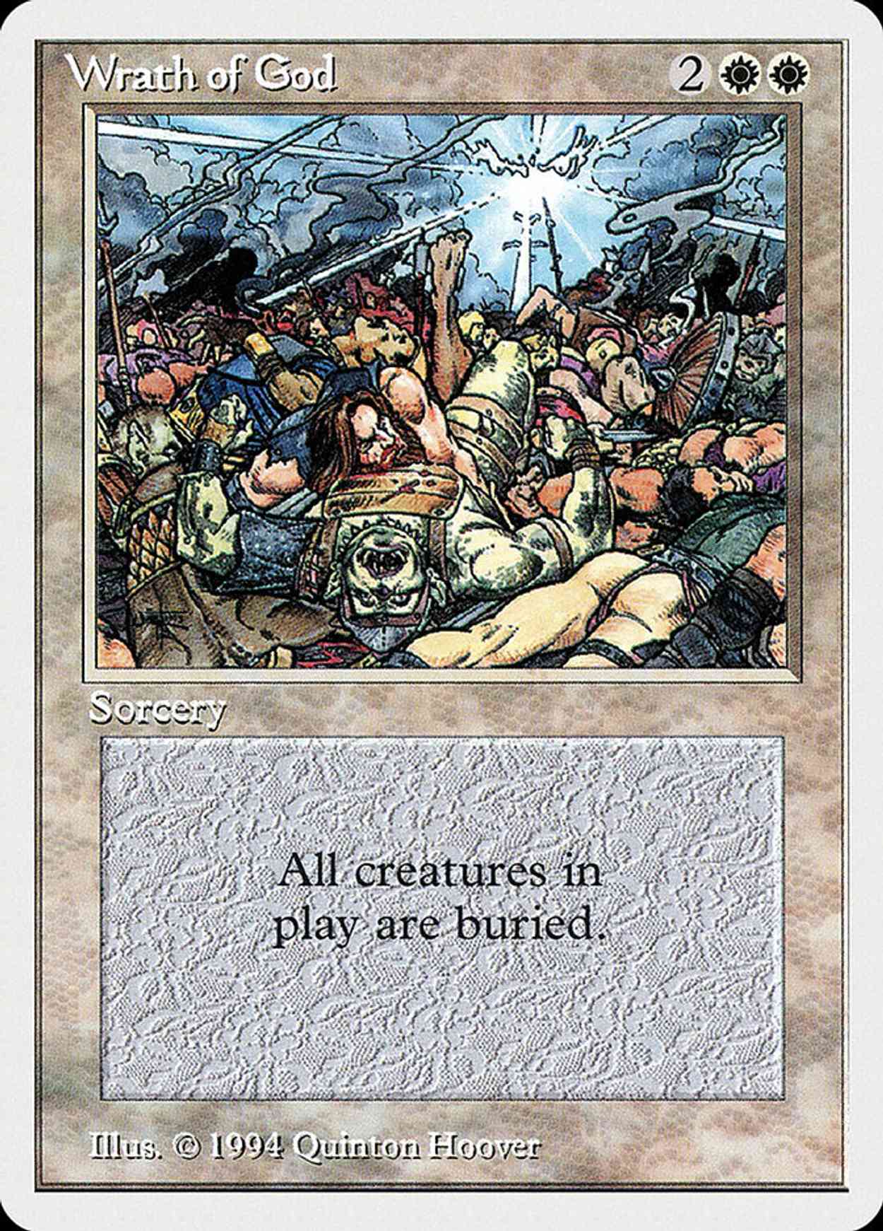 Wrath of God magic card front