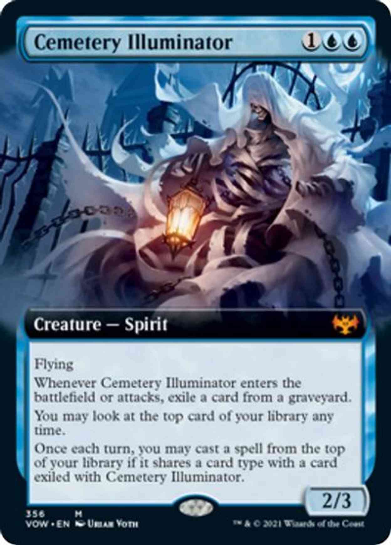Cemetery Illuminator (Extended Art) magic card front