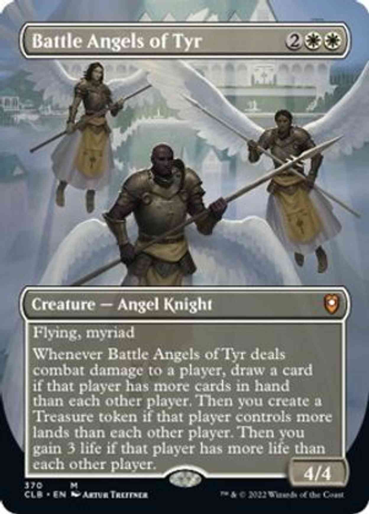 Battle Angels of Tyr (Borderless) magic card front