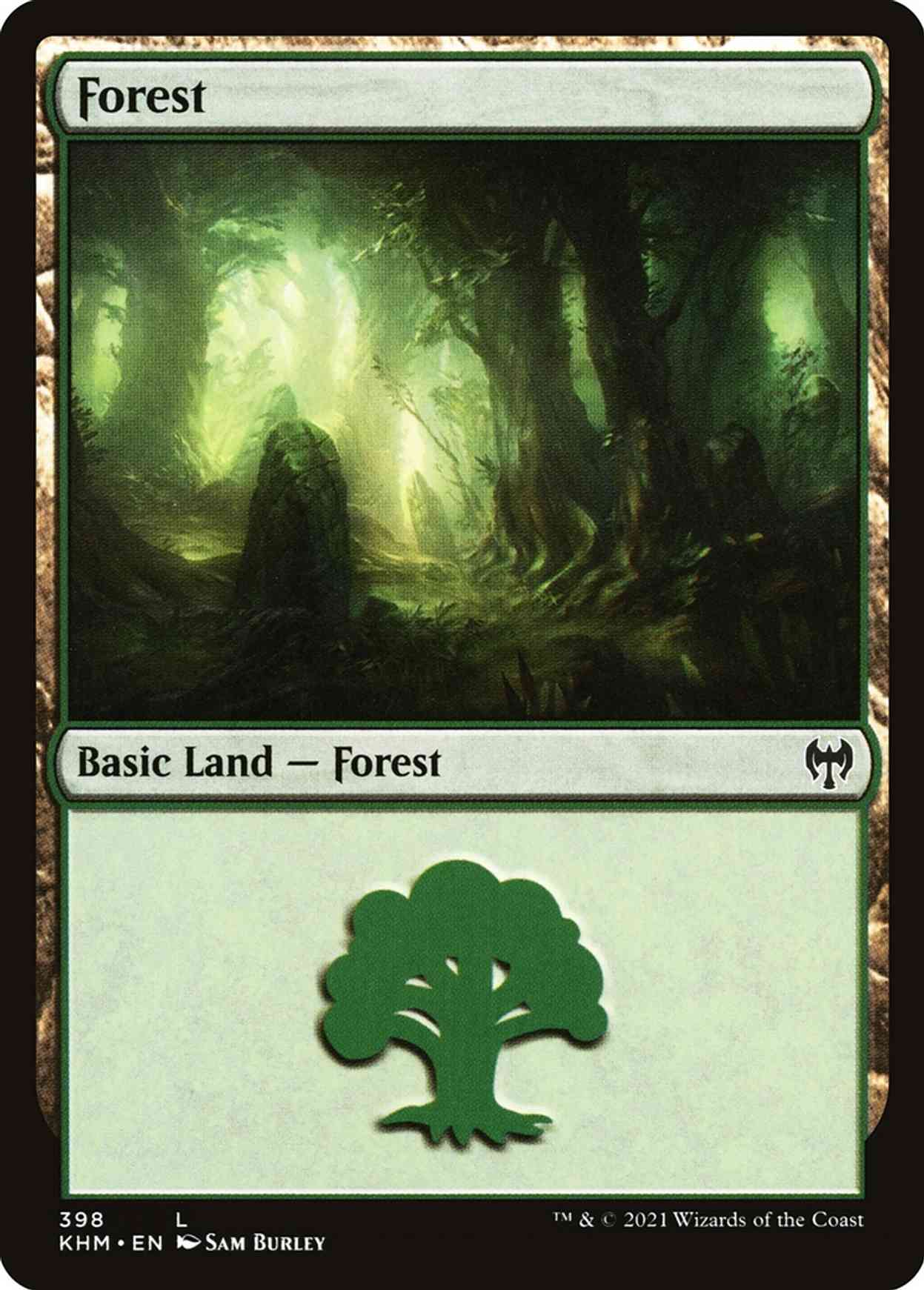 Forest (398) magic card front