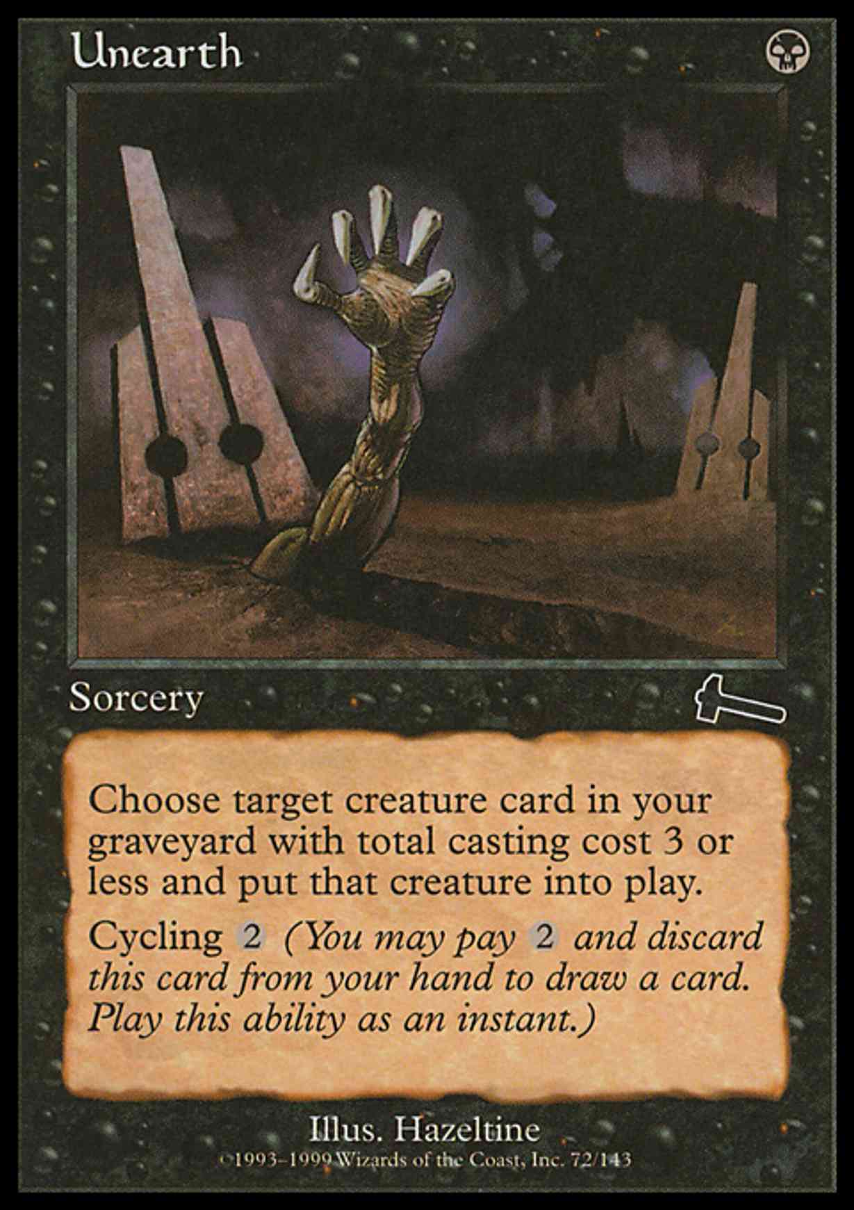Unearth magic card front